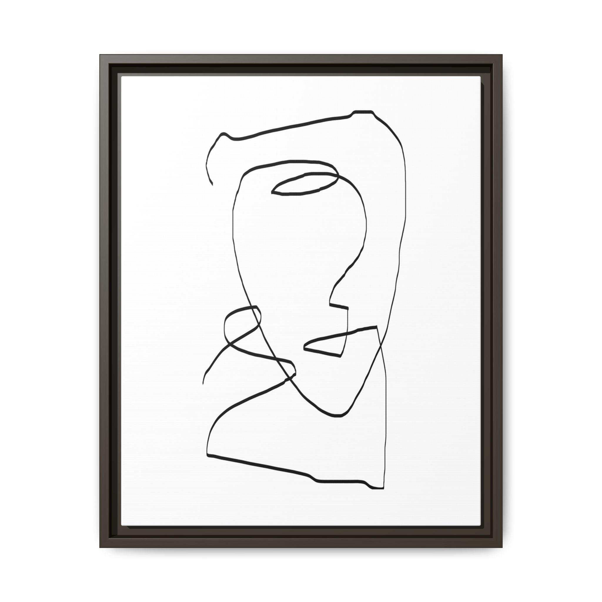 Silent Contour Reverie - Framed