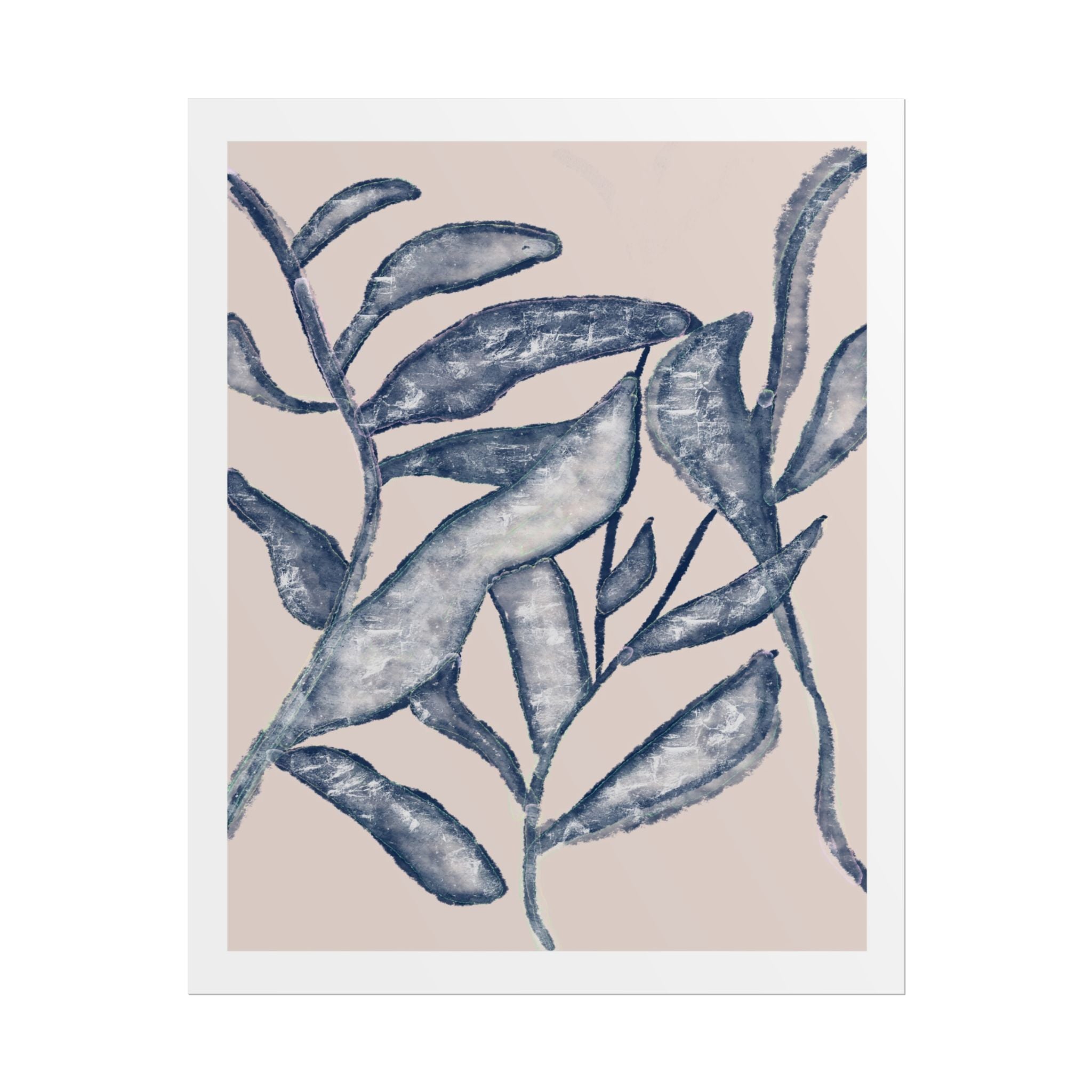 Moonlit Botanical Veil - Poster