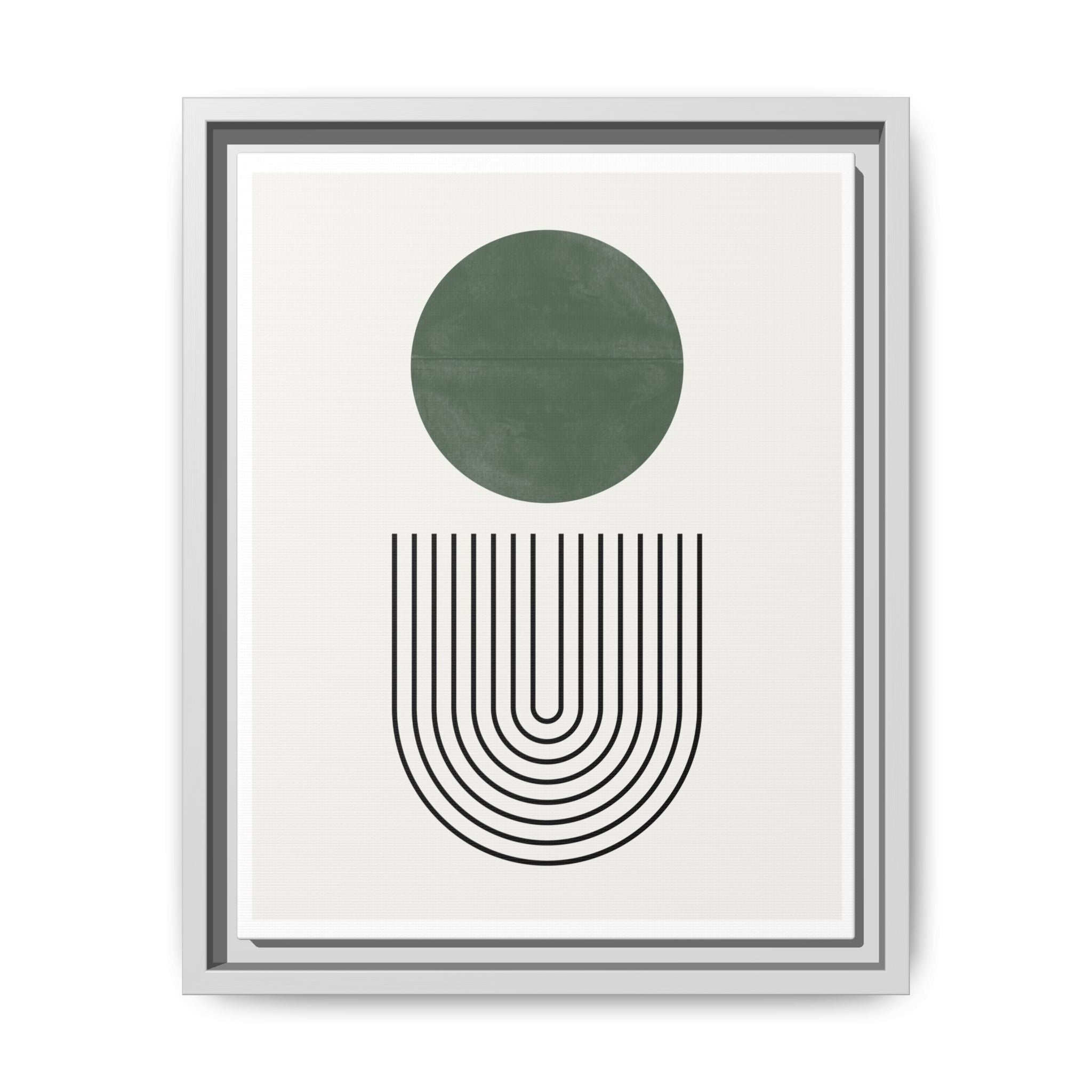 Emerald Orbit Pathways - Framed