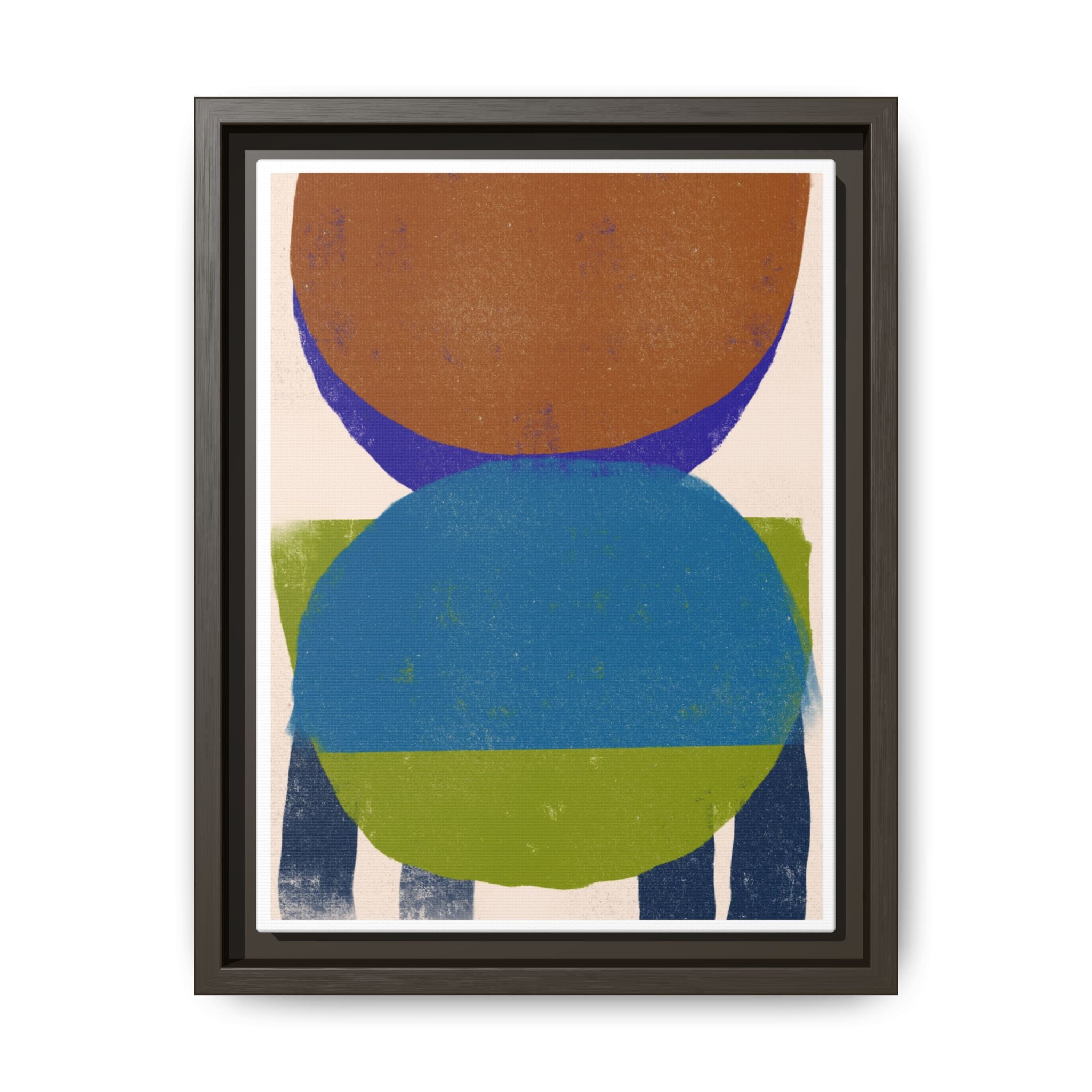 Azure Meadow Eclipse - Framed
