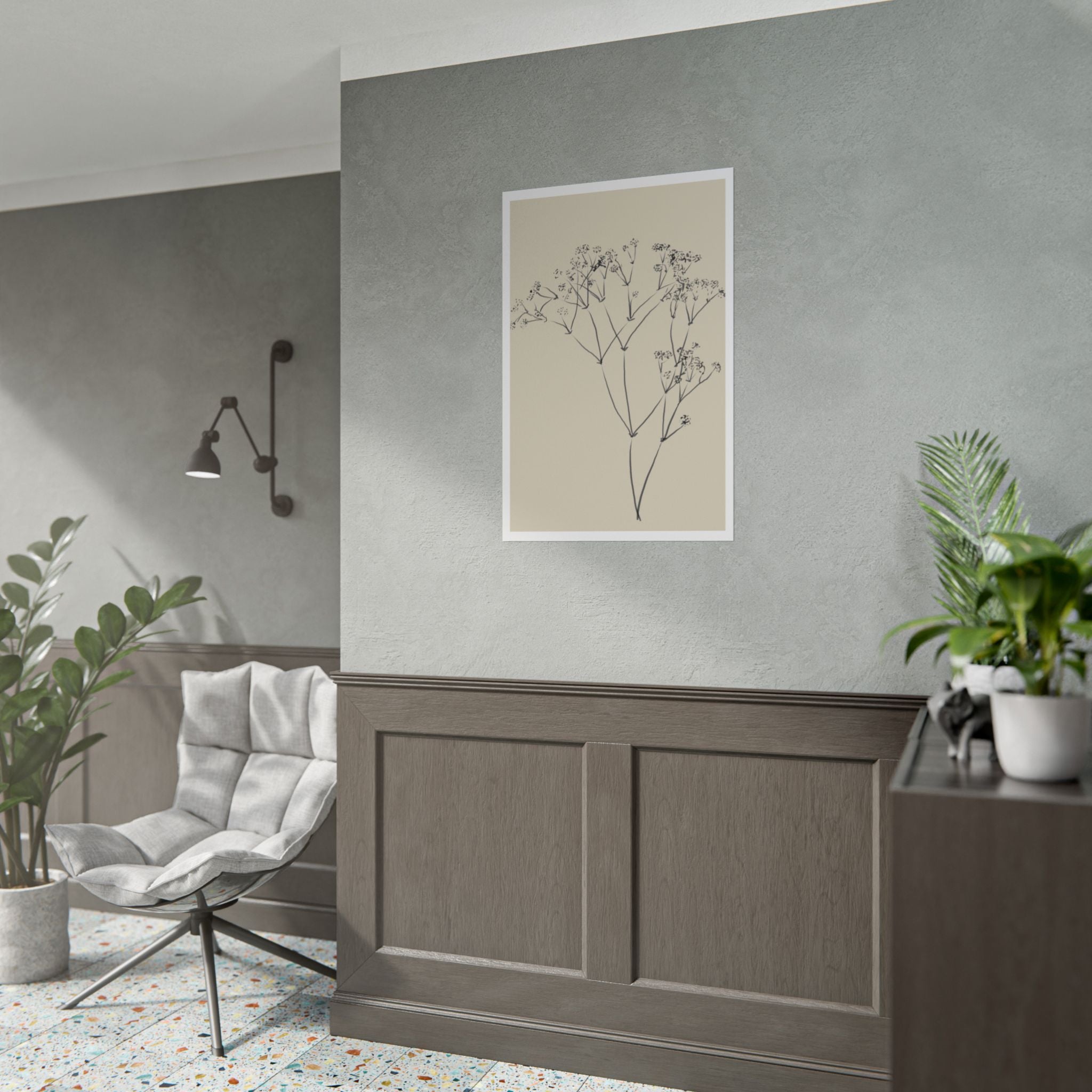 Soft Meadow Stillness - Poster