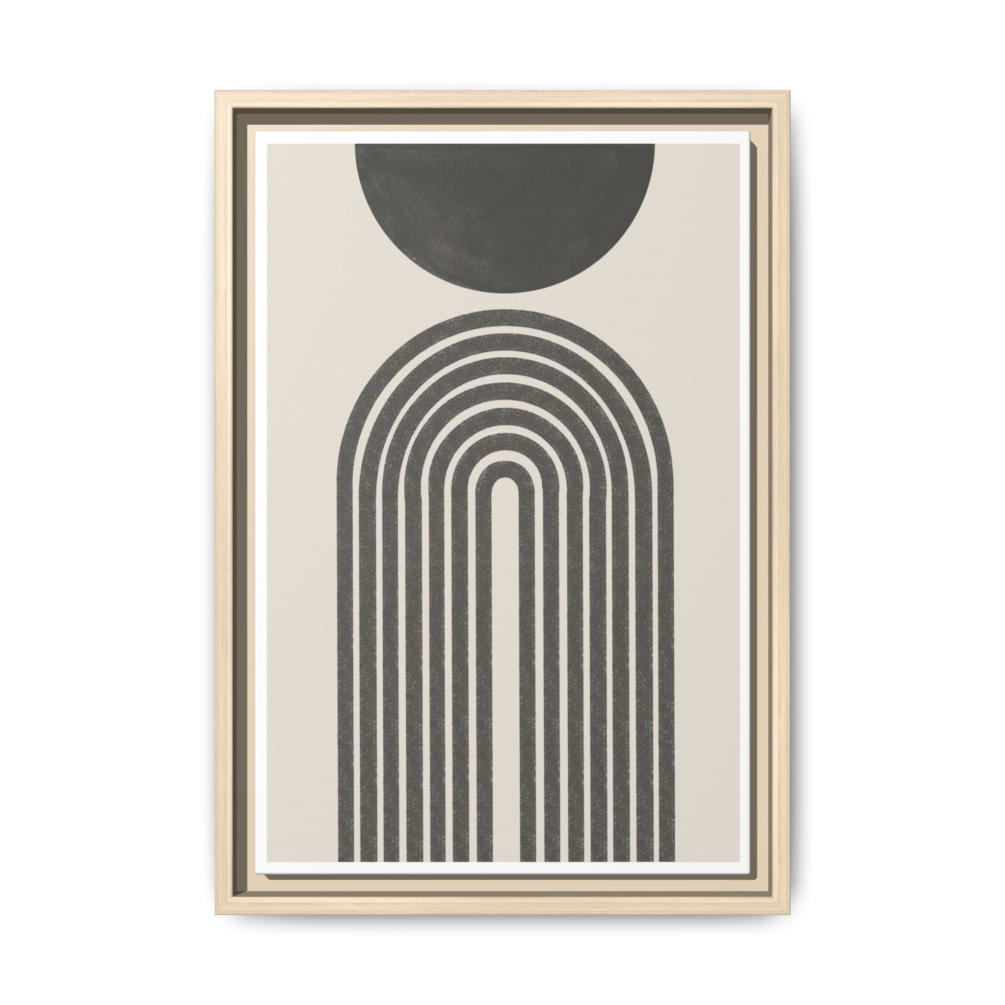 Obsidian Arch Resonance - Framed