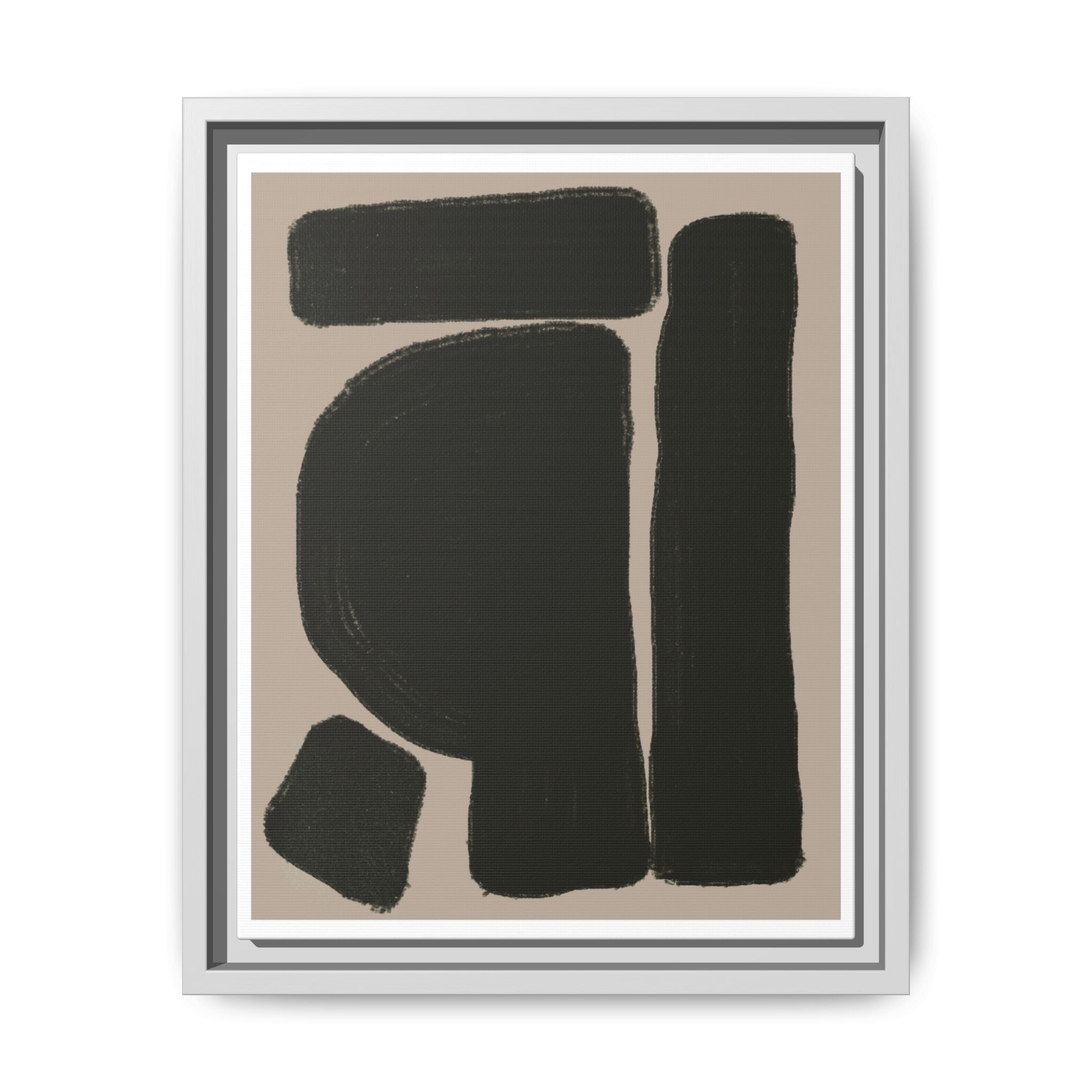 Velvet Obsidian Forms - Framed