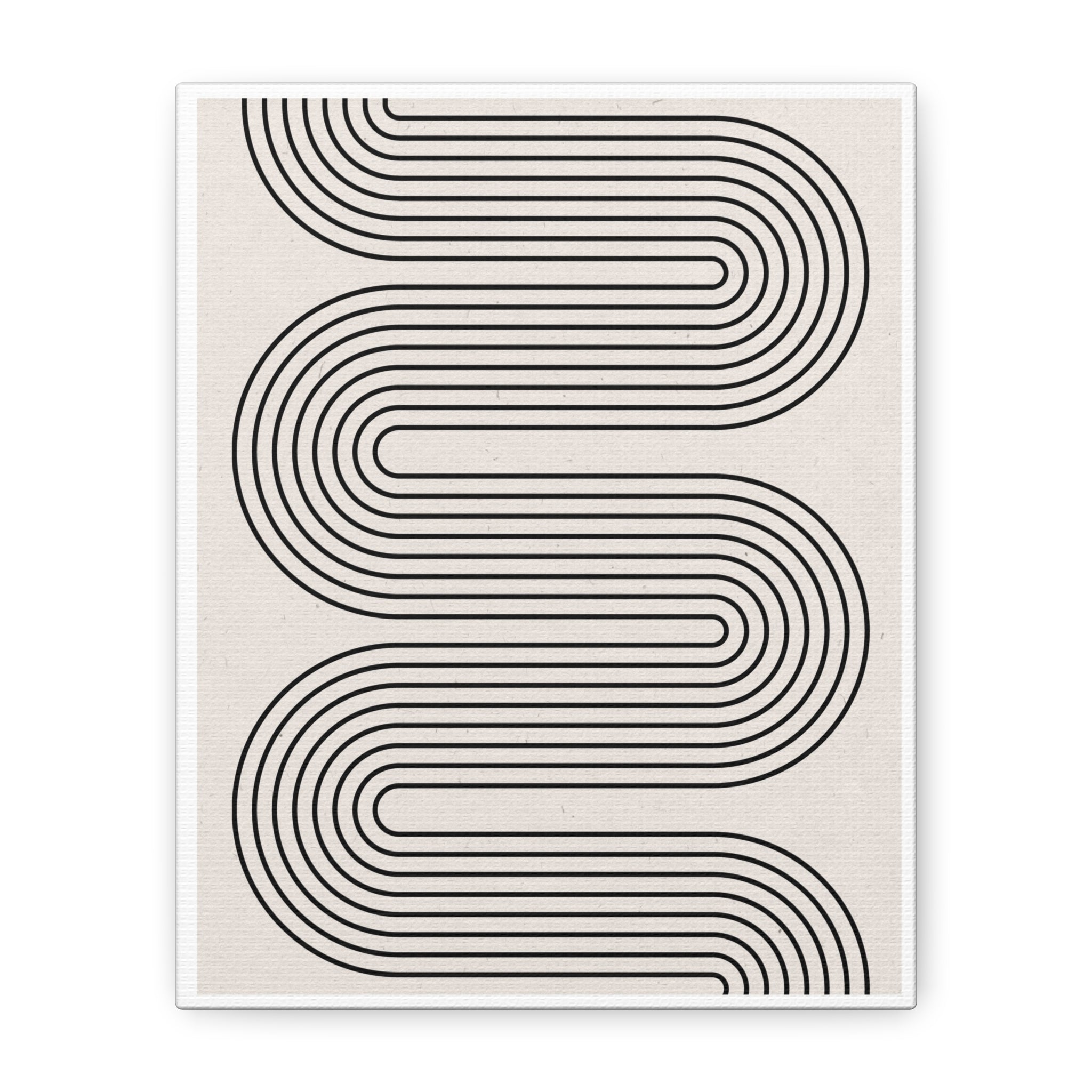 Monoline Rhythm Cascade - Canvas