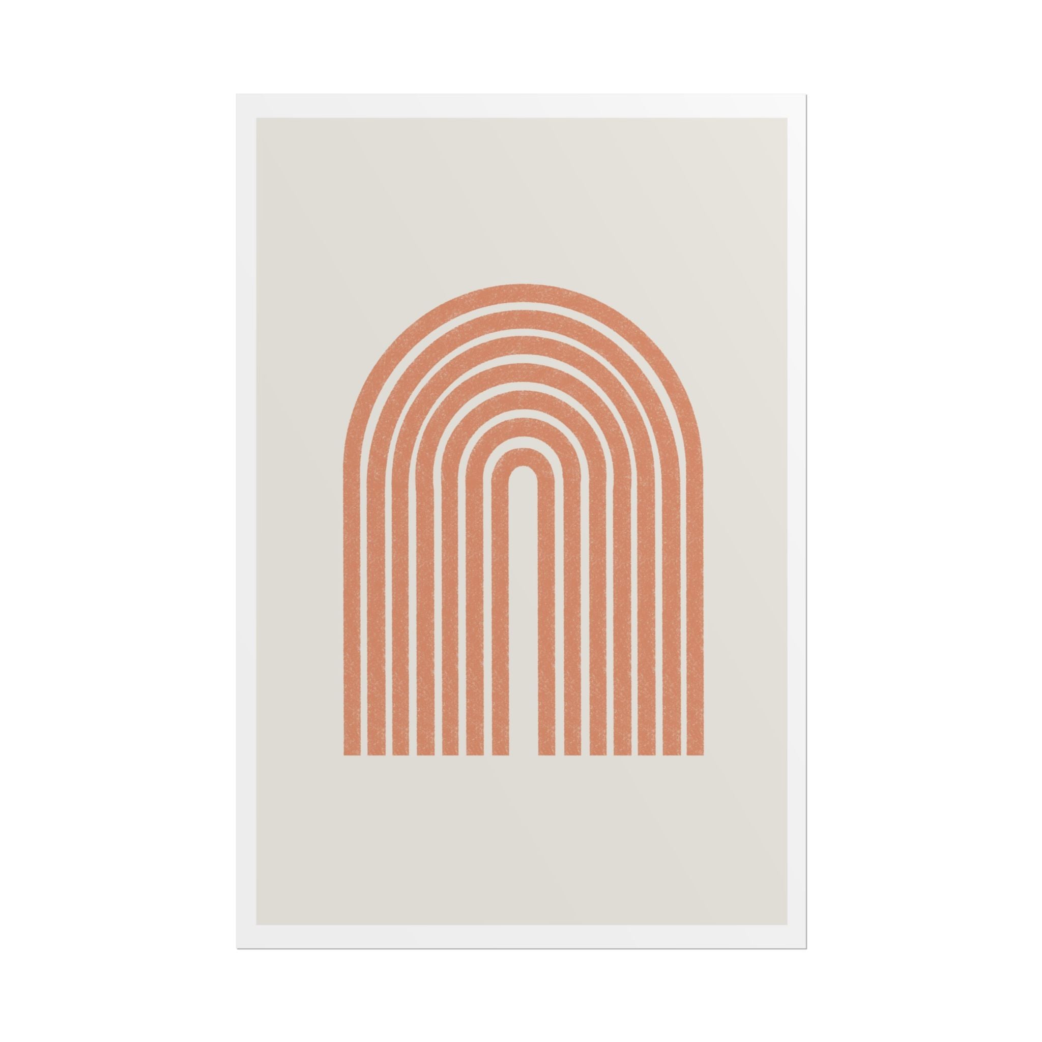 Terracotta Arc Whisper - Poster