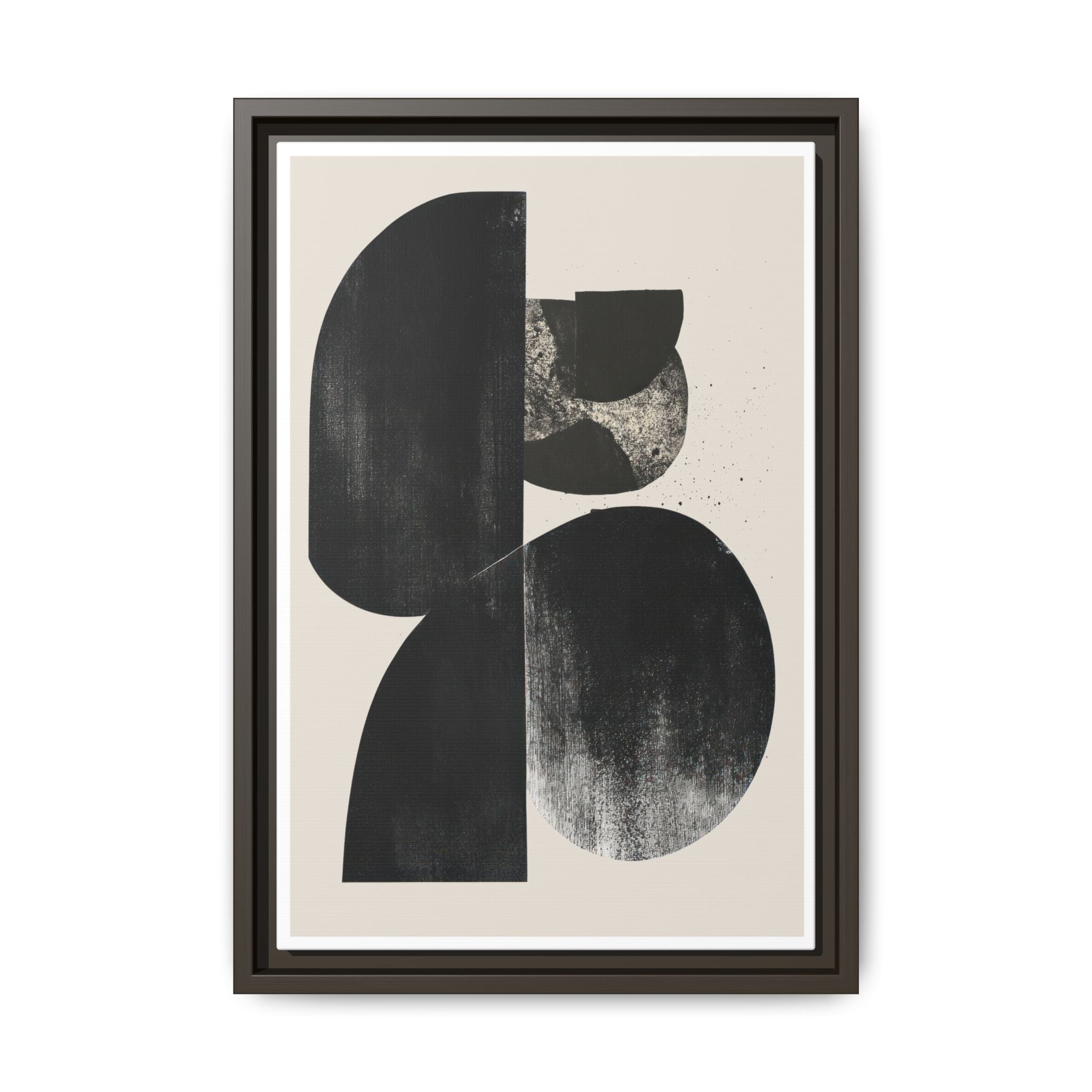 Obsidian Drift Composition - Framed