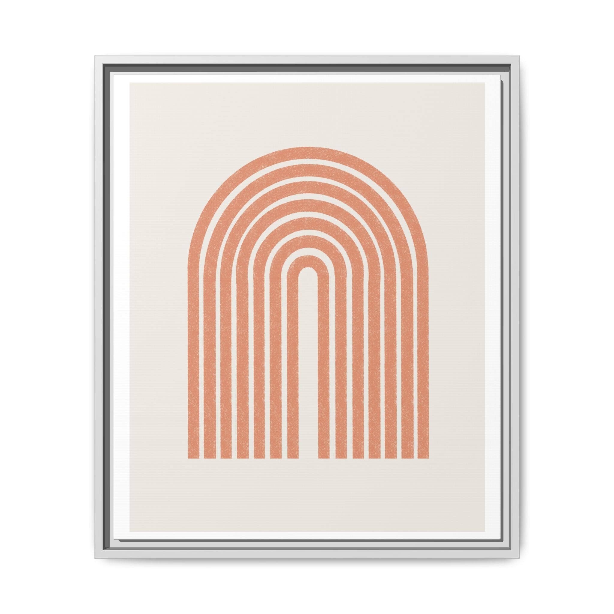 Terracotta Arc Whisper - Framed