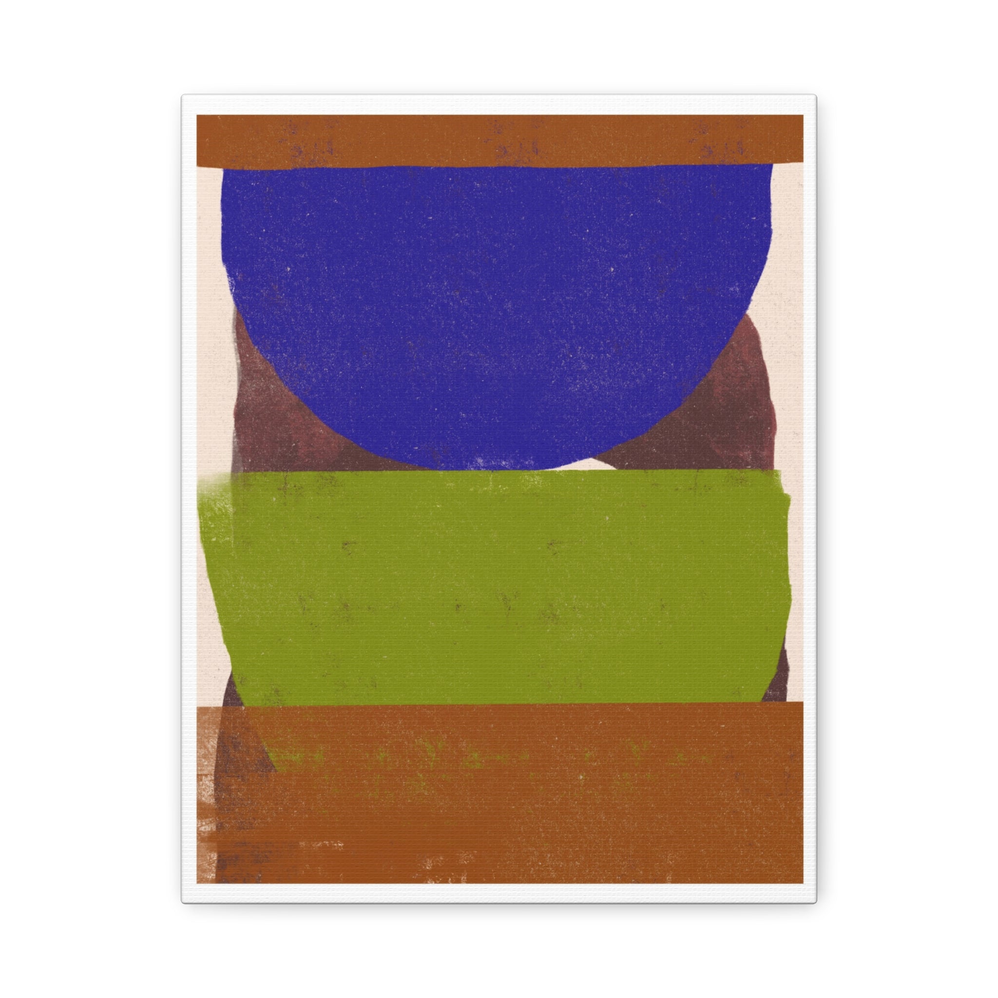 Cobalt Meadow Horizon - Canvas