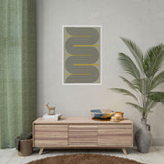 Golden Current Geometry - Poster