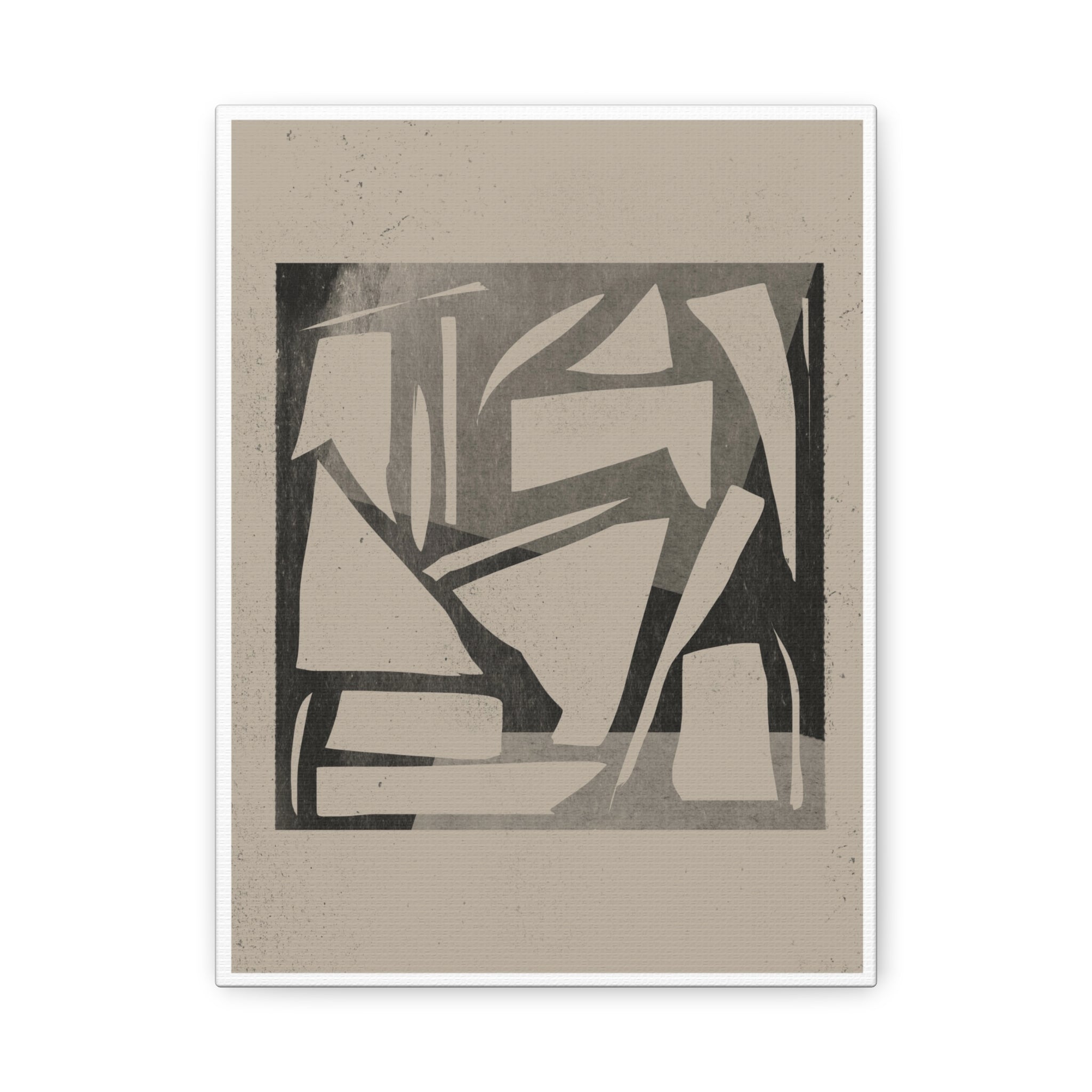 Shadow Fragment Rhythm Study - Canvas