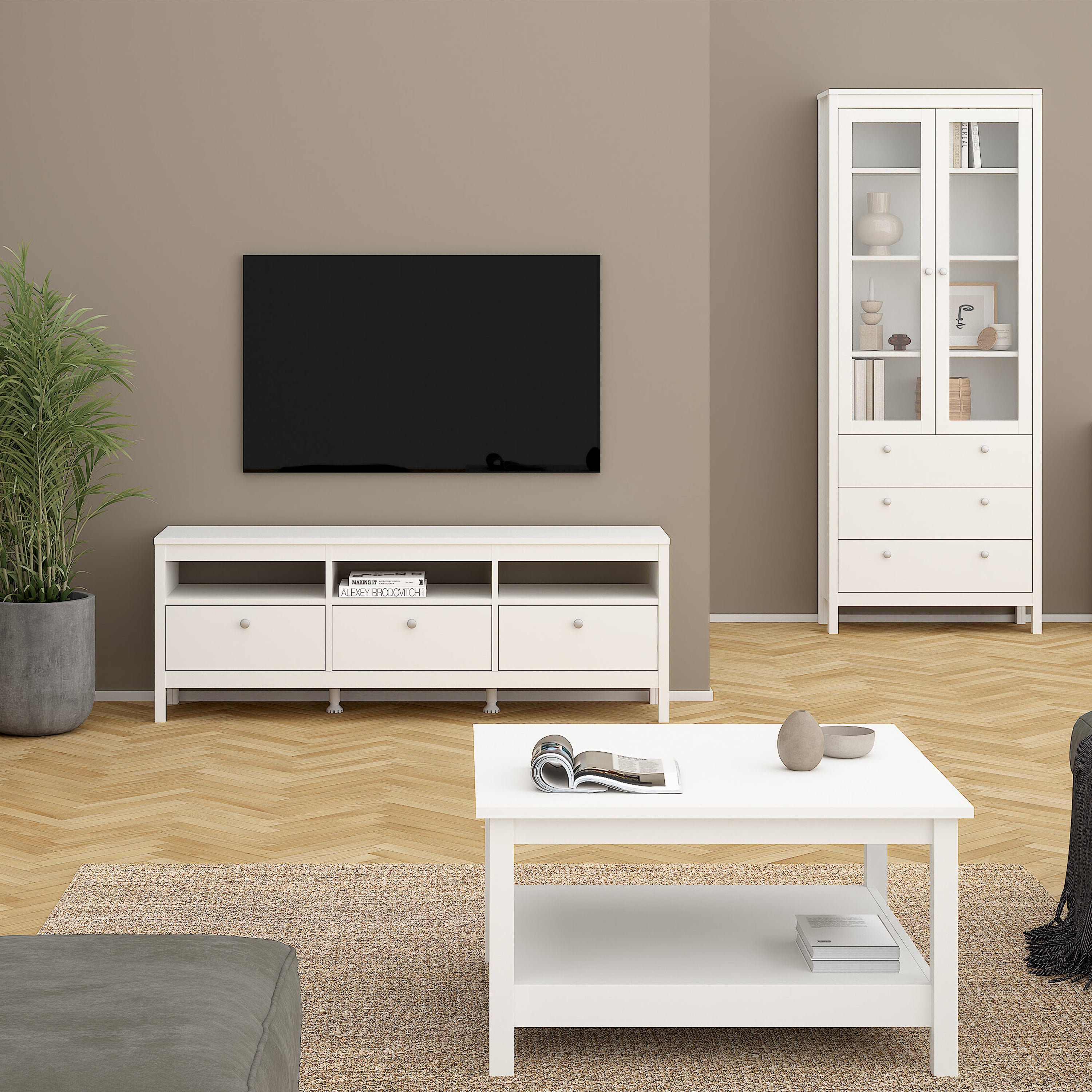 Madrid Coffee Table in White