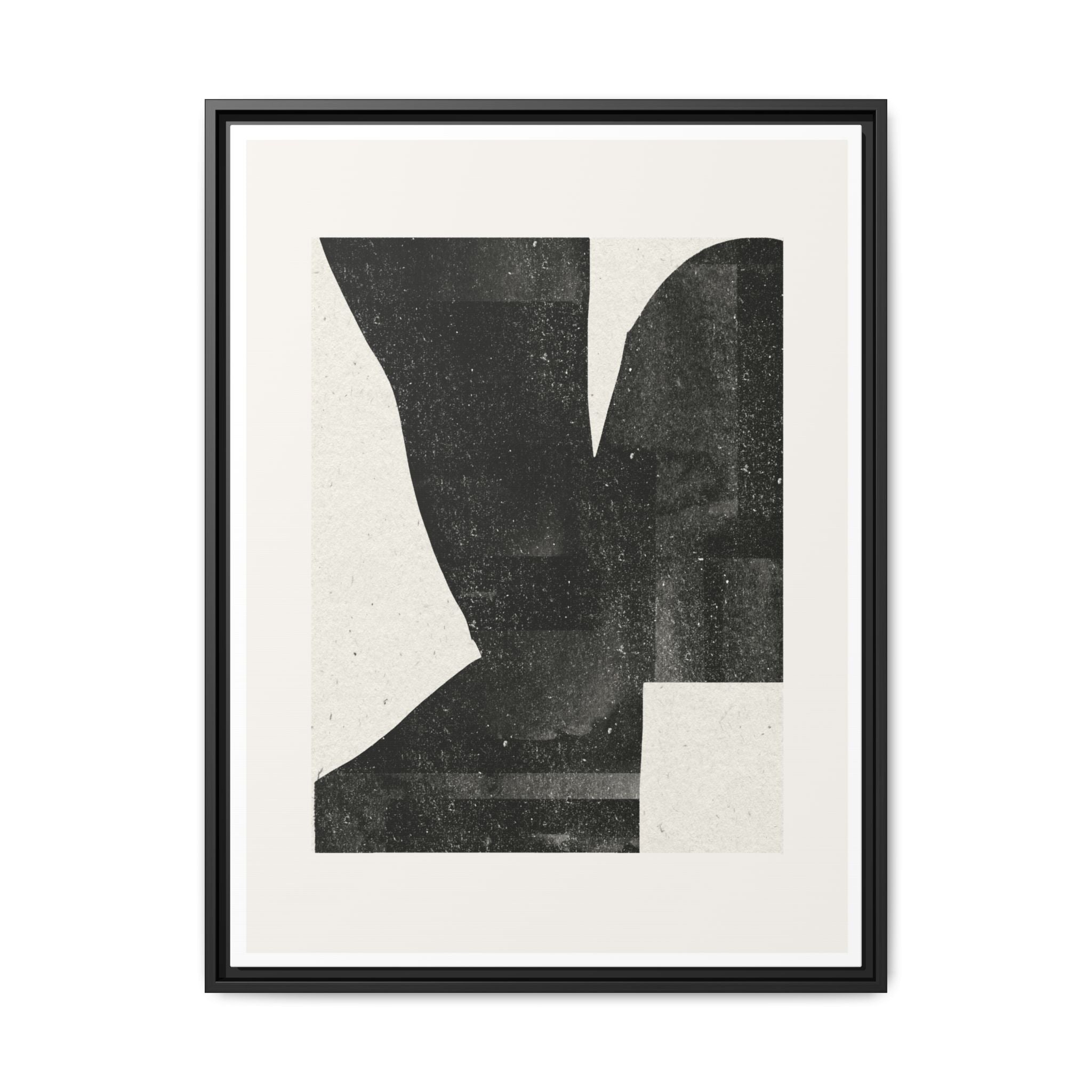 Noir Balance Echoes - Framed
