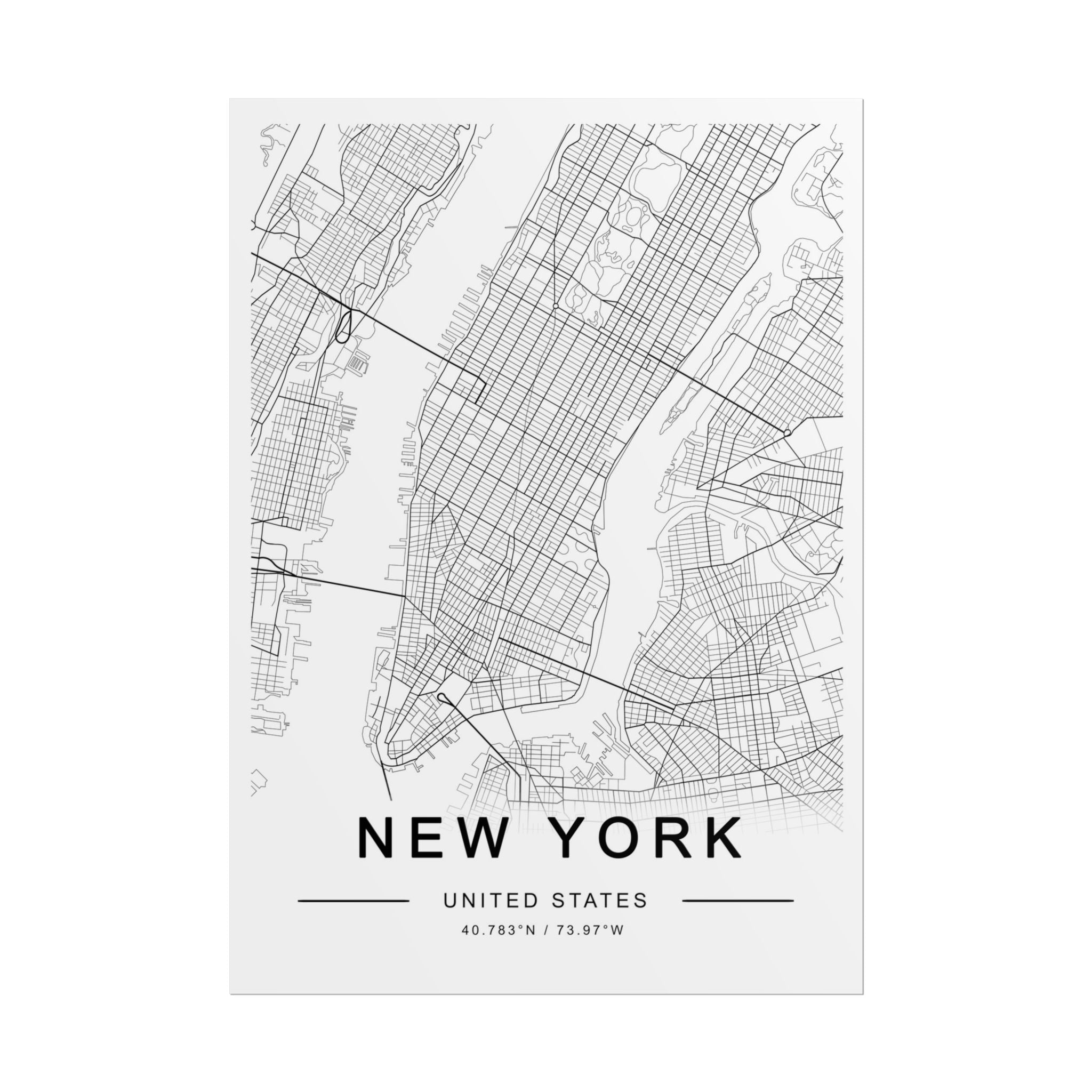 Metropolitan Gridline Reverie - Poster