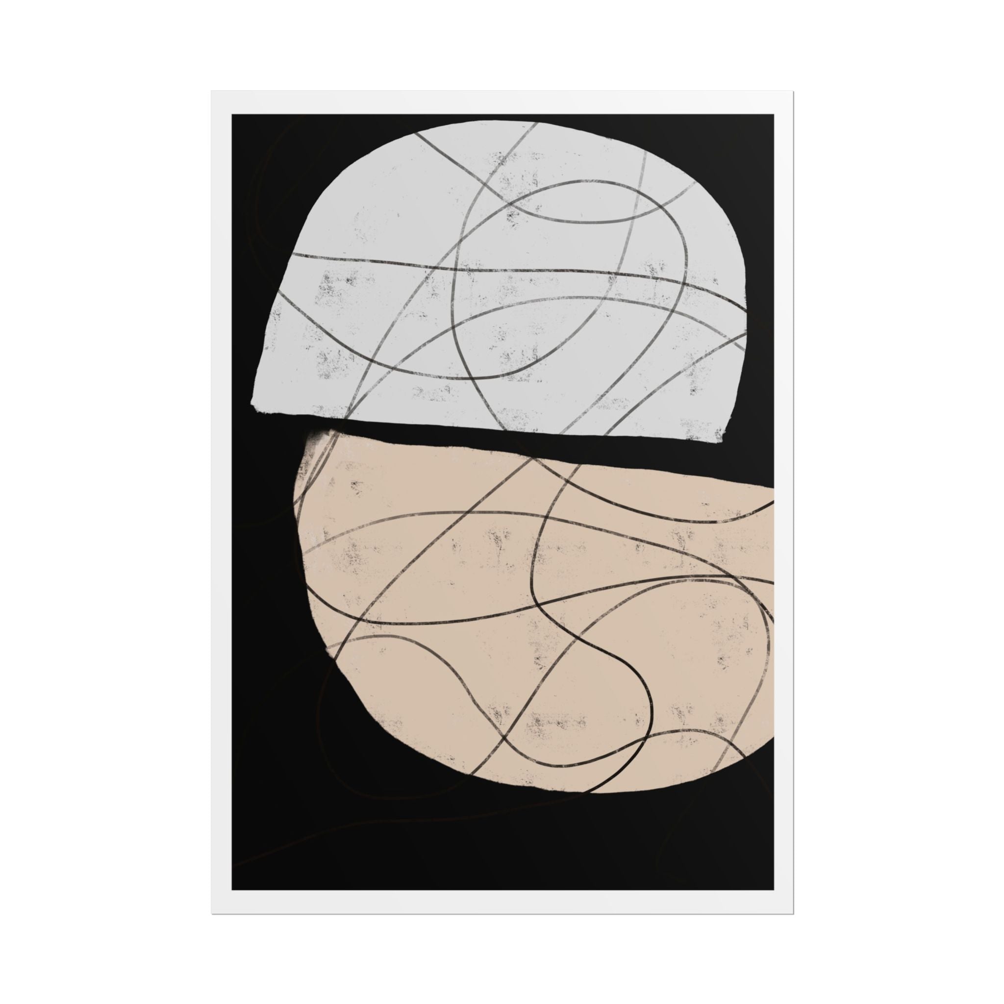 Nocturne Orbit Lines - Poster