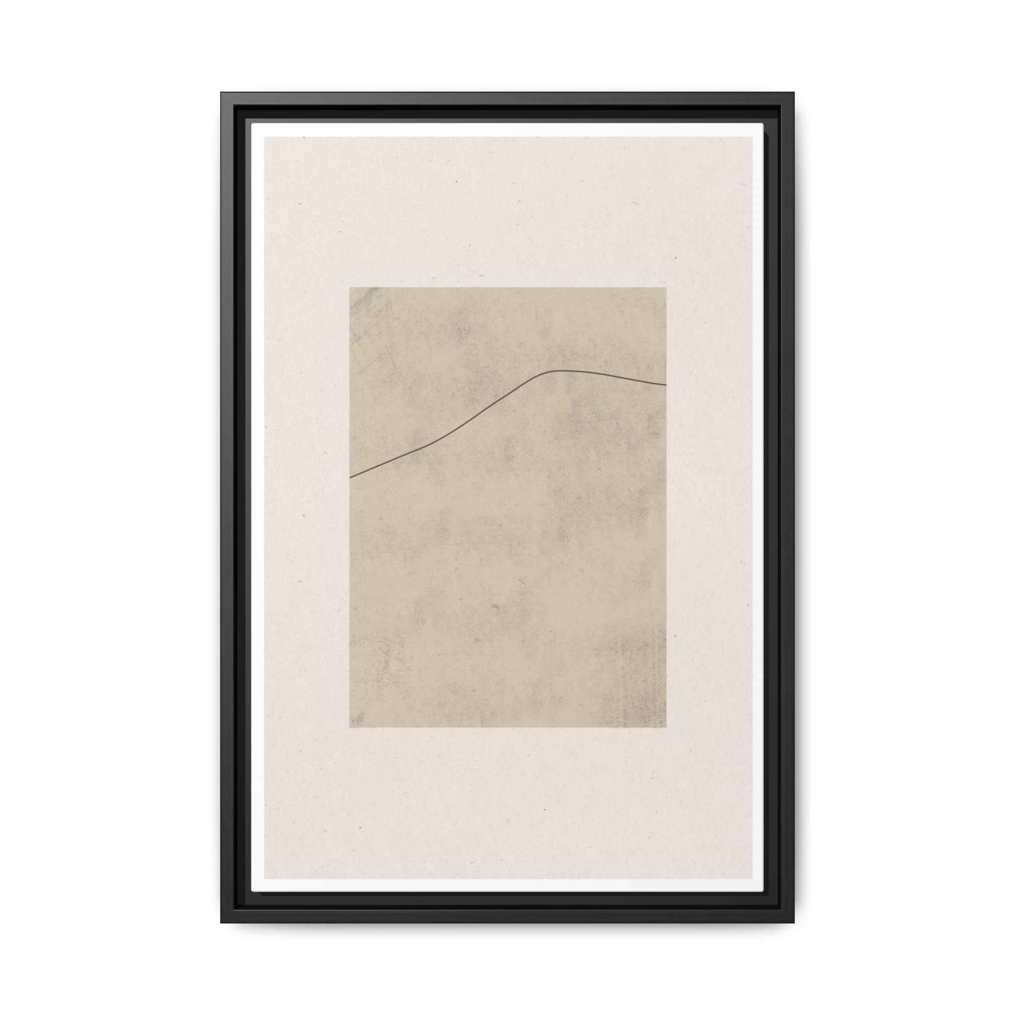 Whispered Horizon Trace - Framed