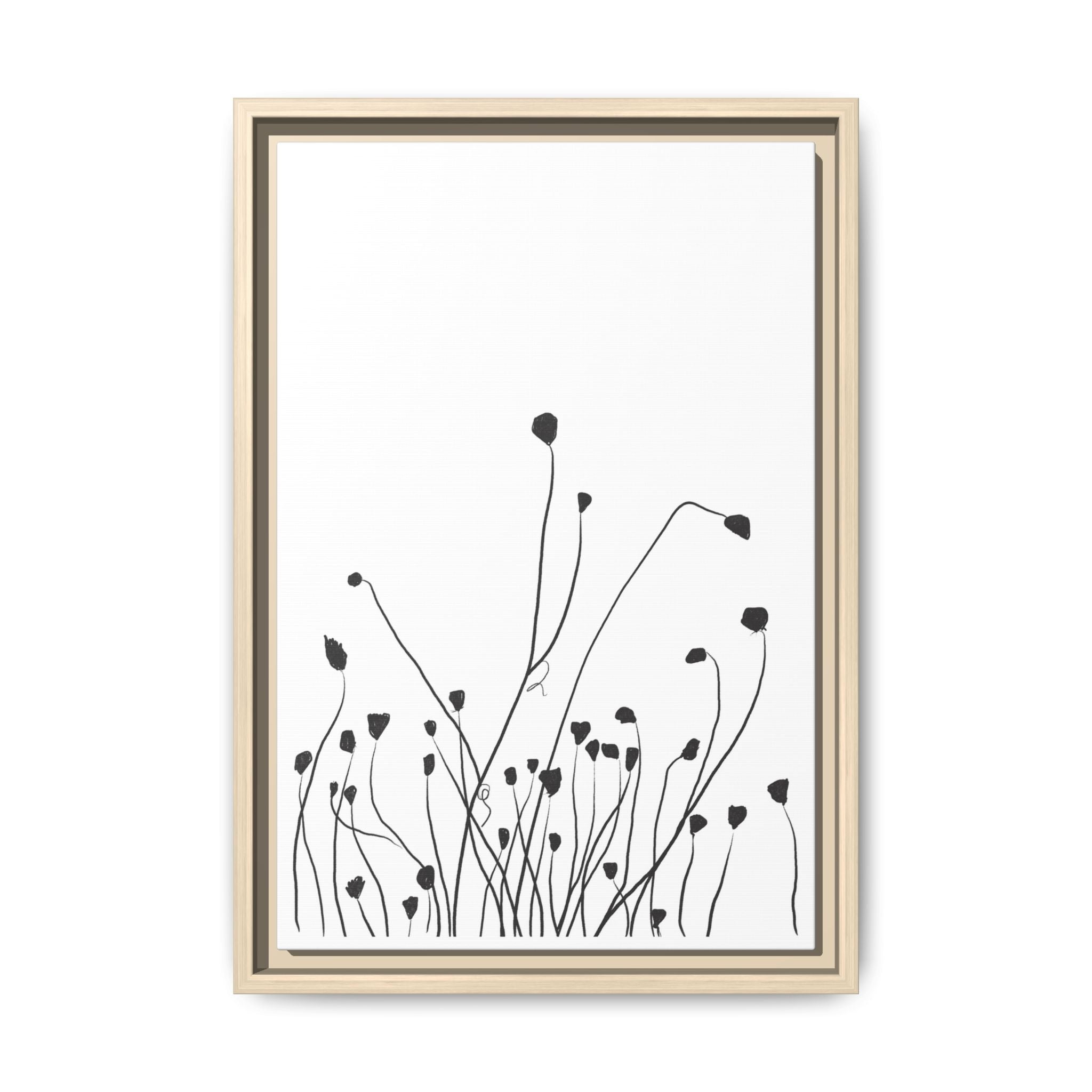 Silent Bloom Horizon - Framed