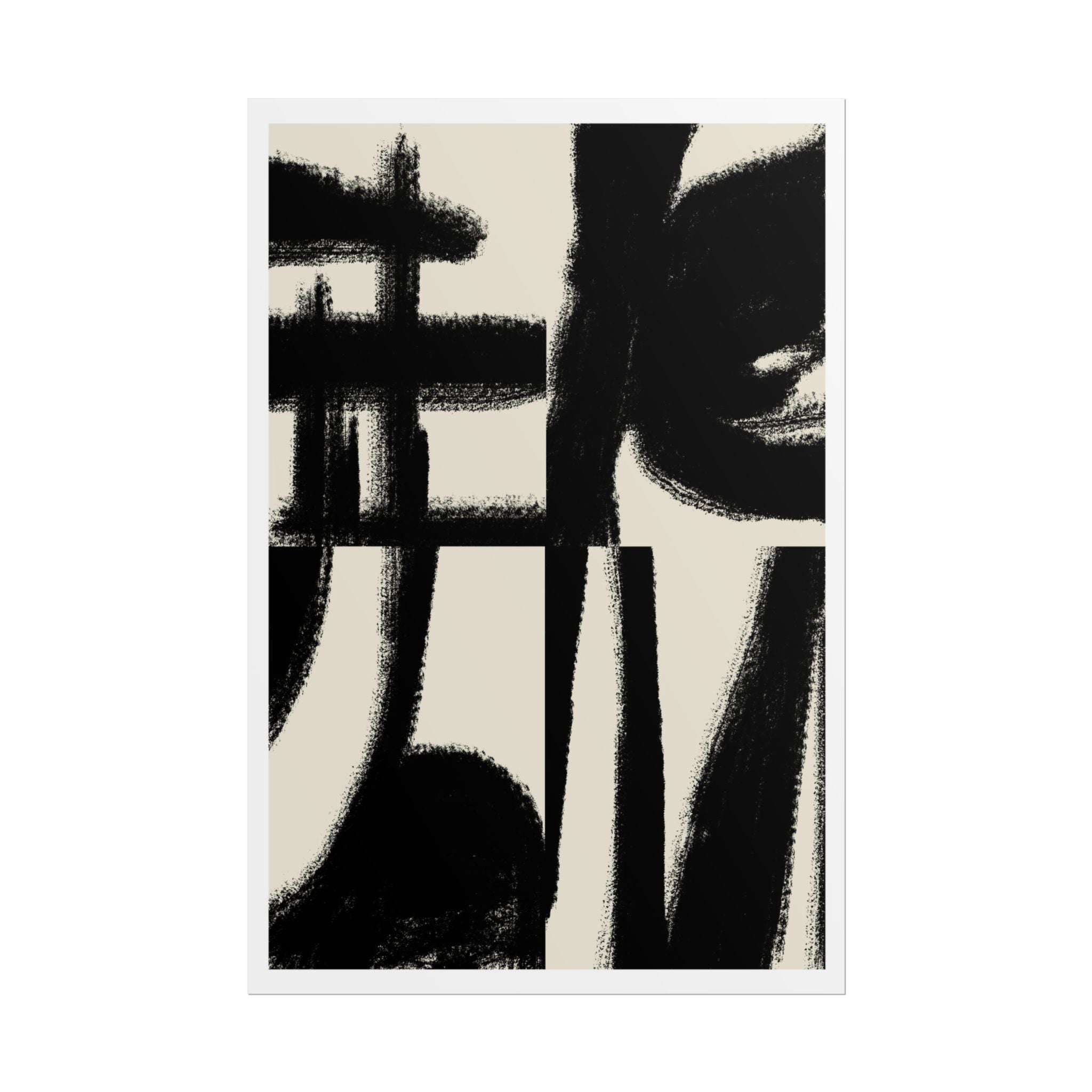 Midnight Gesture Fragments - Poster
