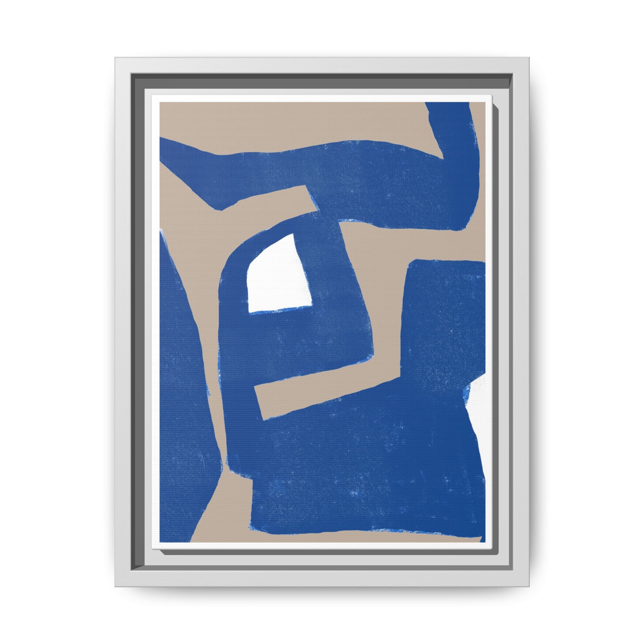 Cobalt Passage Echoes - Framed