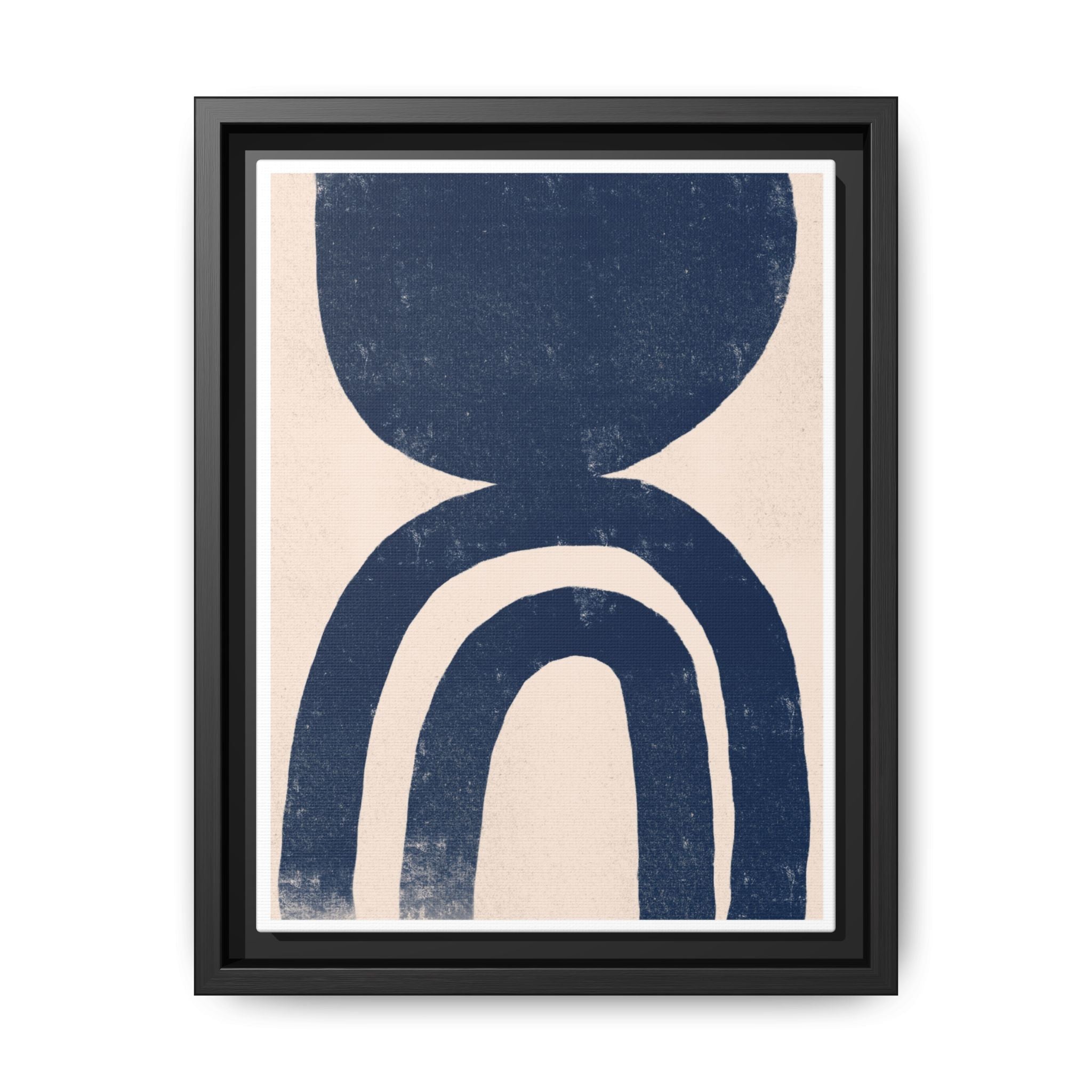 Indigo Arch Stillness - Framed