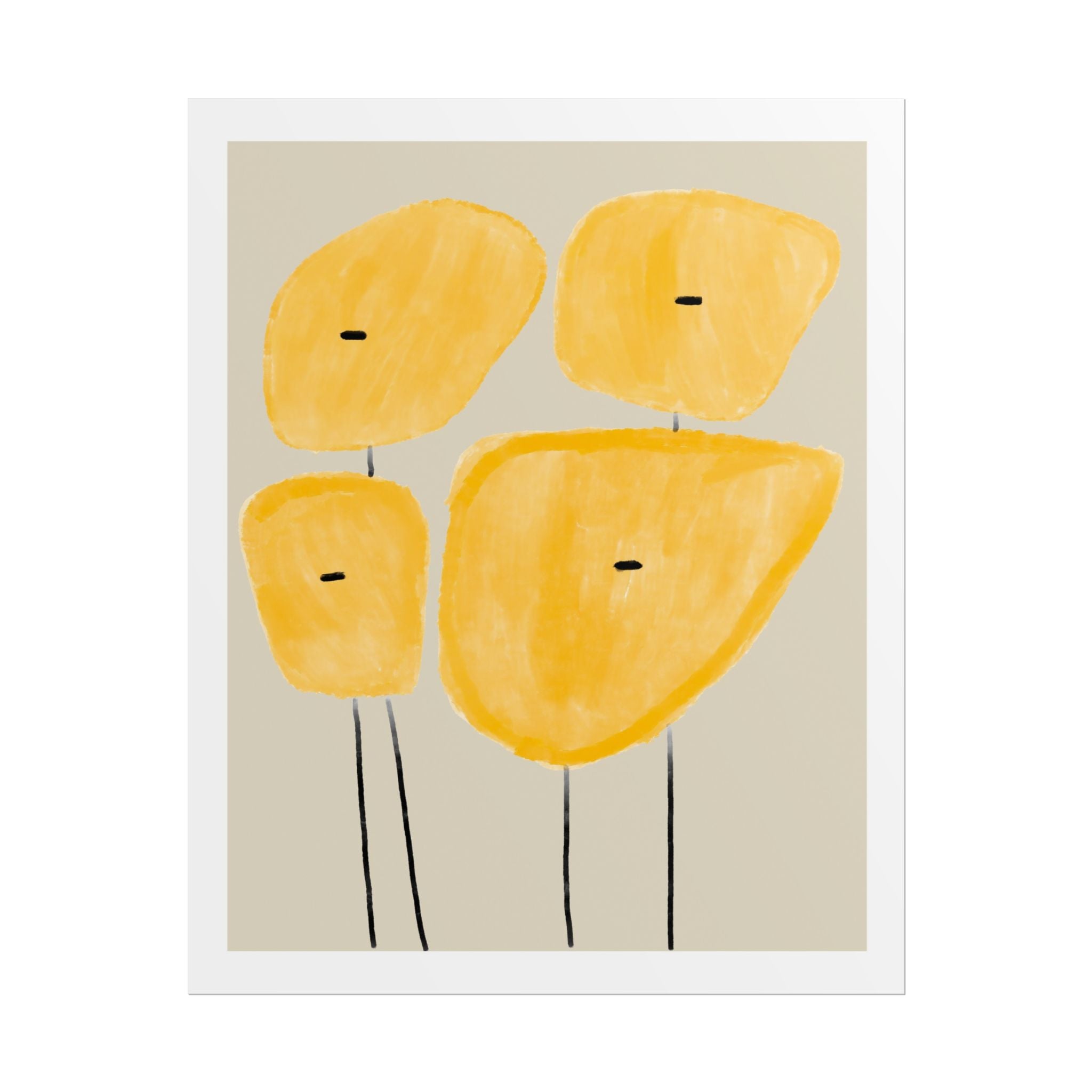 Golden Meadow Figures - Poster