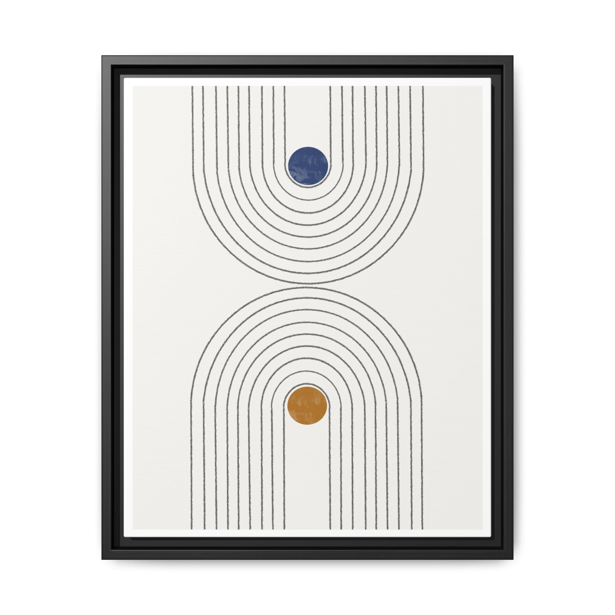 Dual Orbit Rhythm - Framed