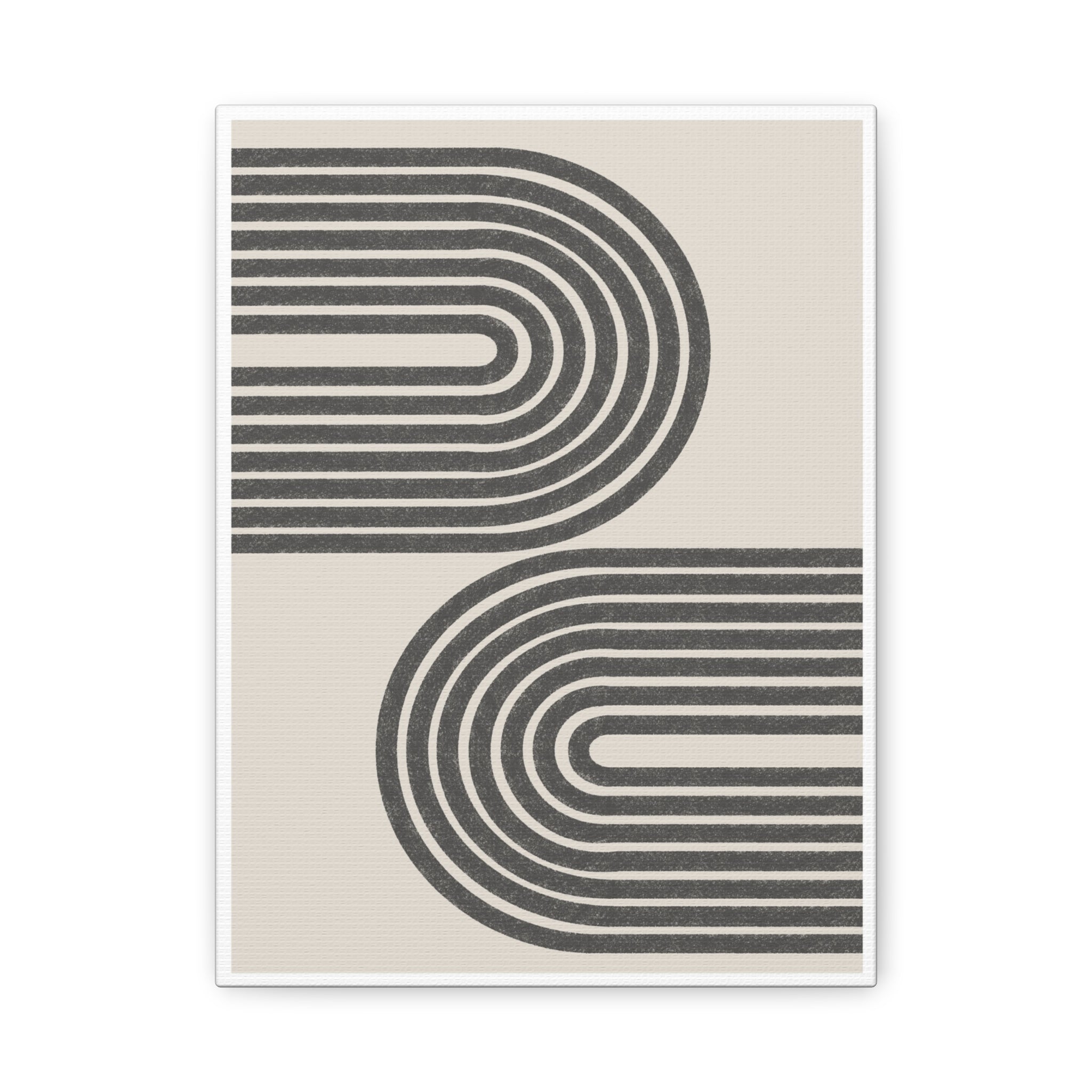 Twin Horizon Currents - Canvas