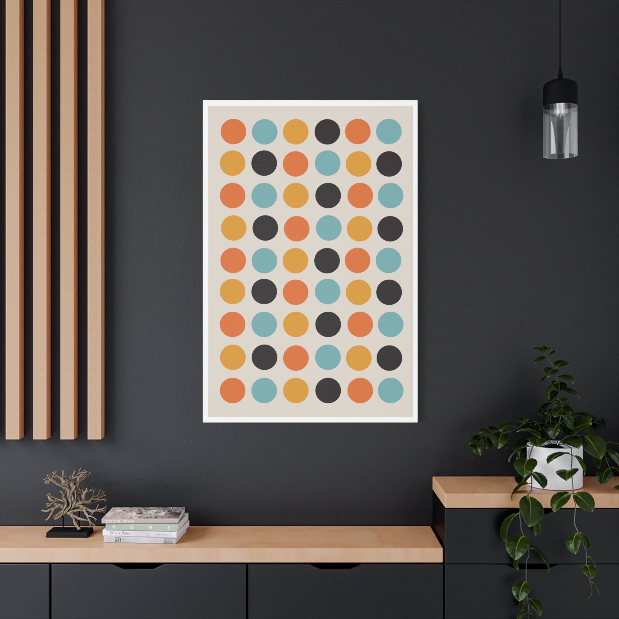 Retro Carnival Rhythm - Canvas