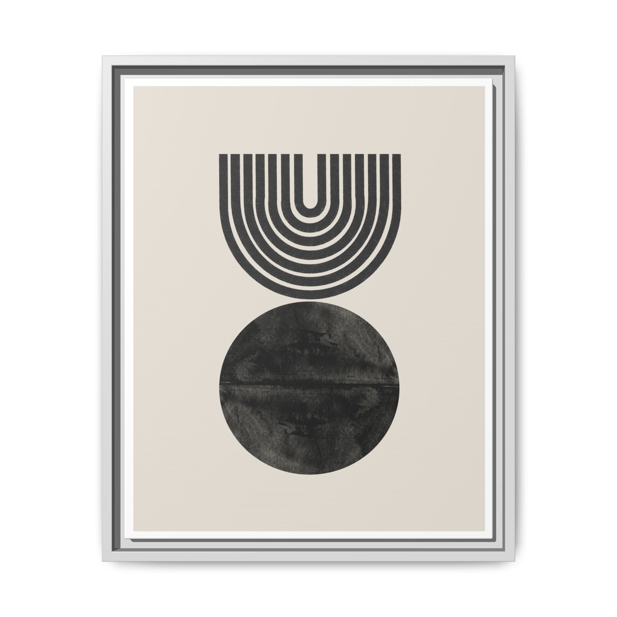 Obsidian Echo Arches - Framed