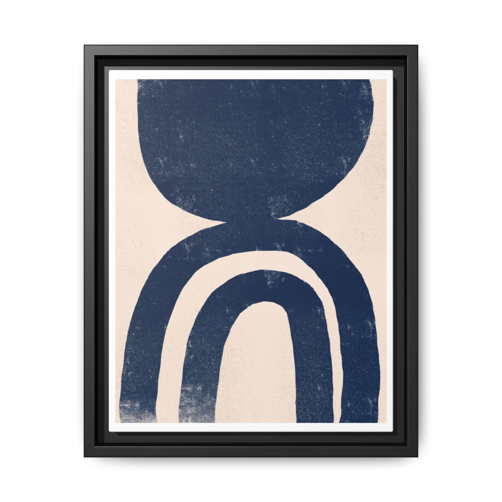 Indigo Arch Stillness - Framed