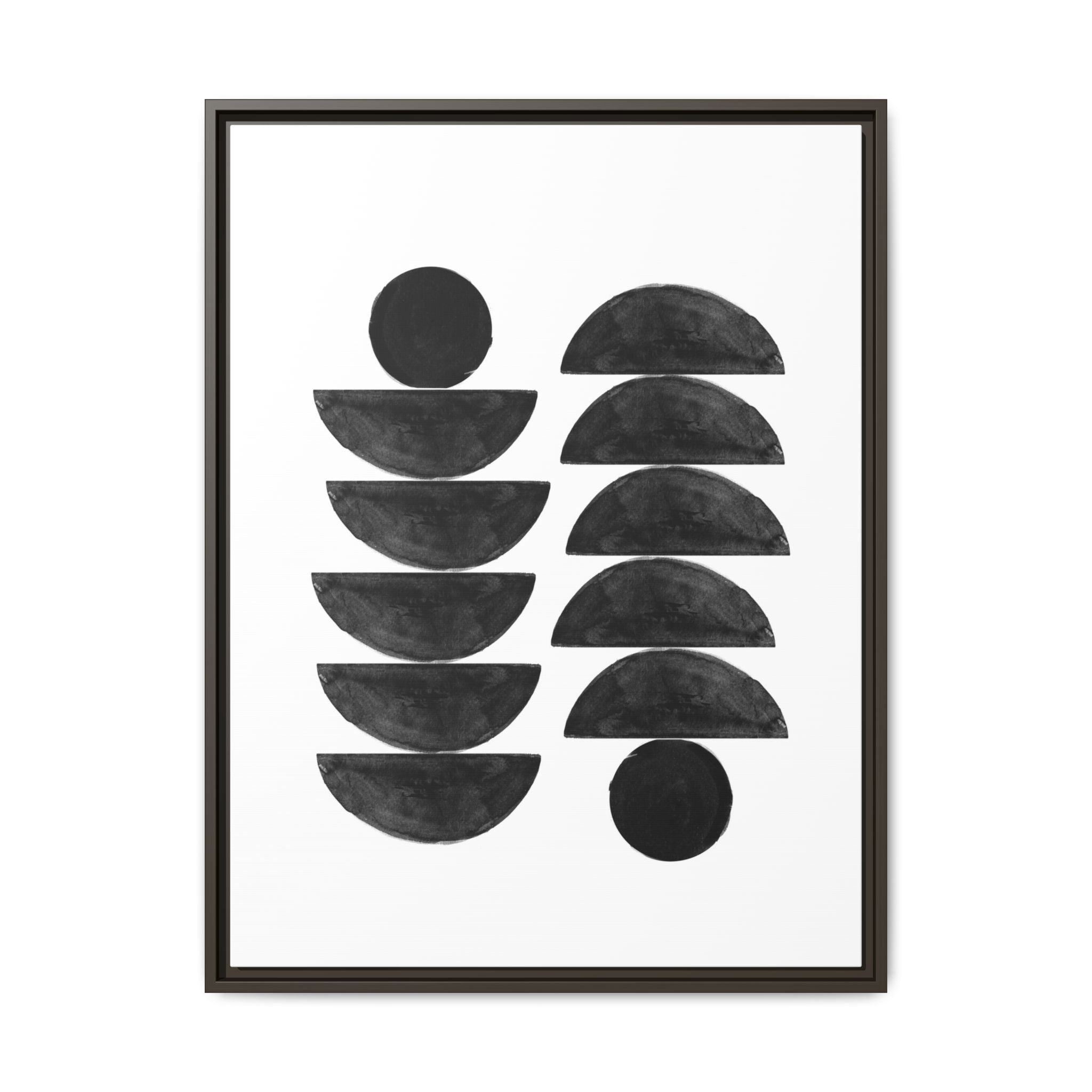 Obsidian Balance Echoes - Framed