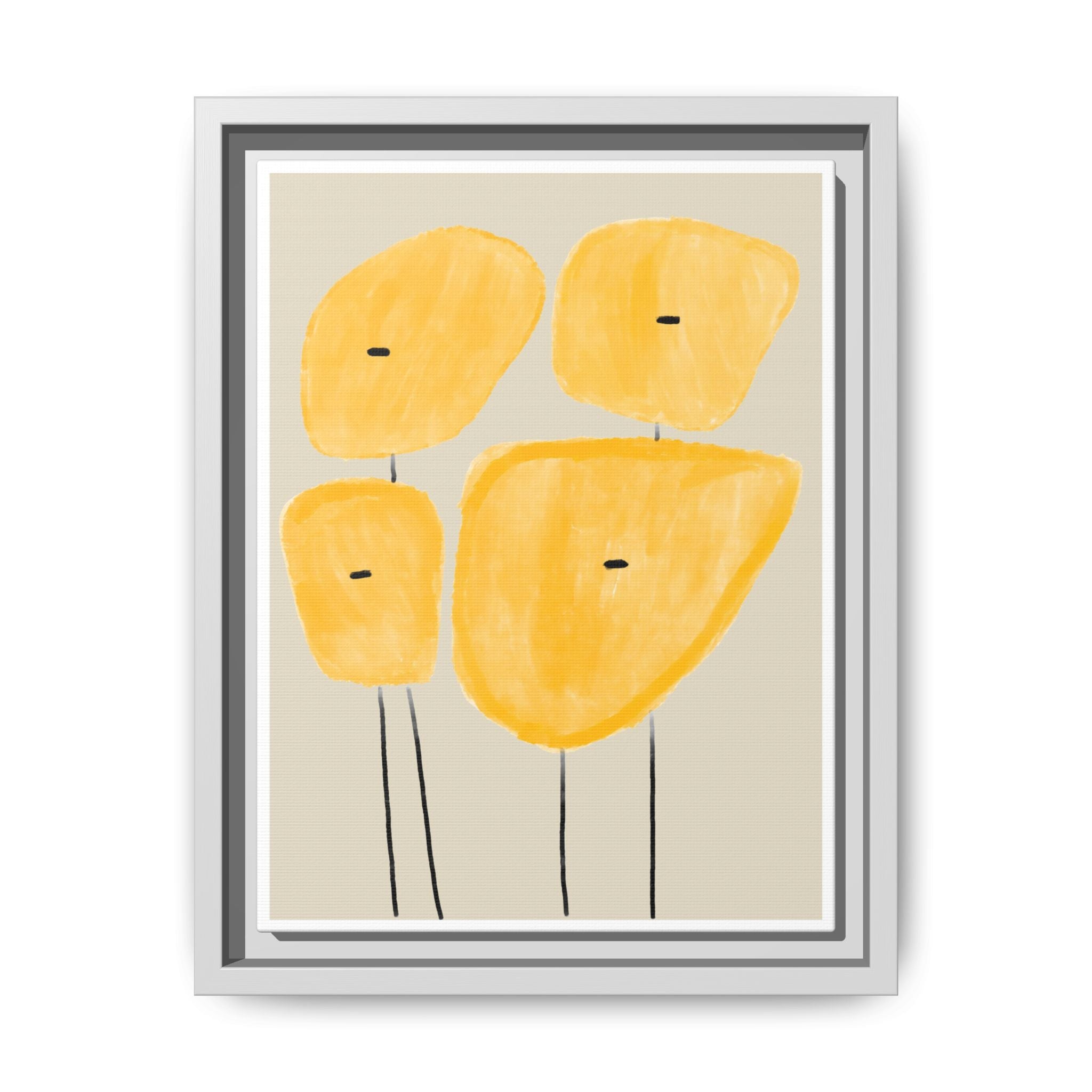 Golden Meadow Figures - Framed