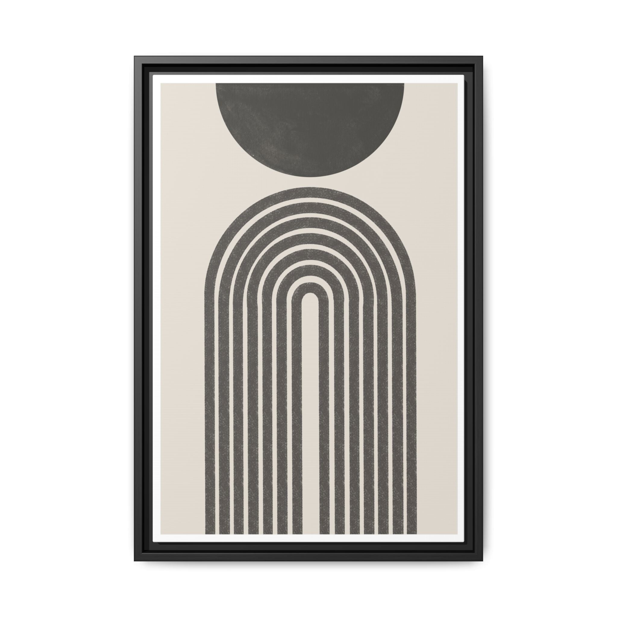 Obsidian Arch Resonance - Framed