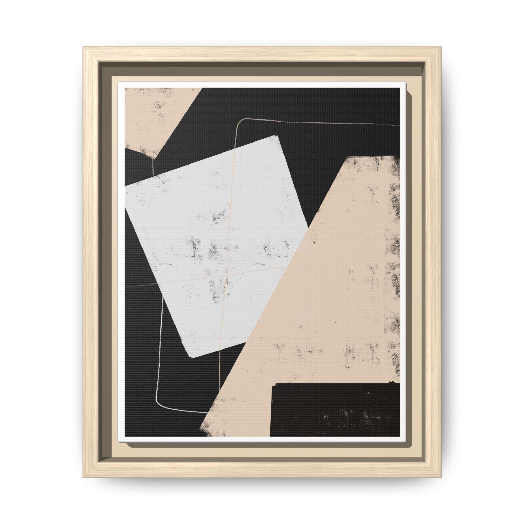 Silent Geometry Passage - Framed