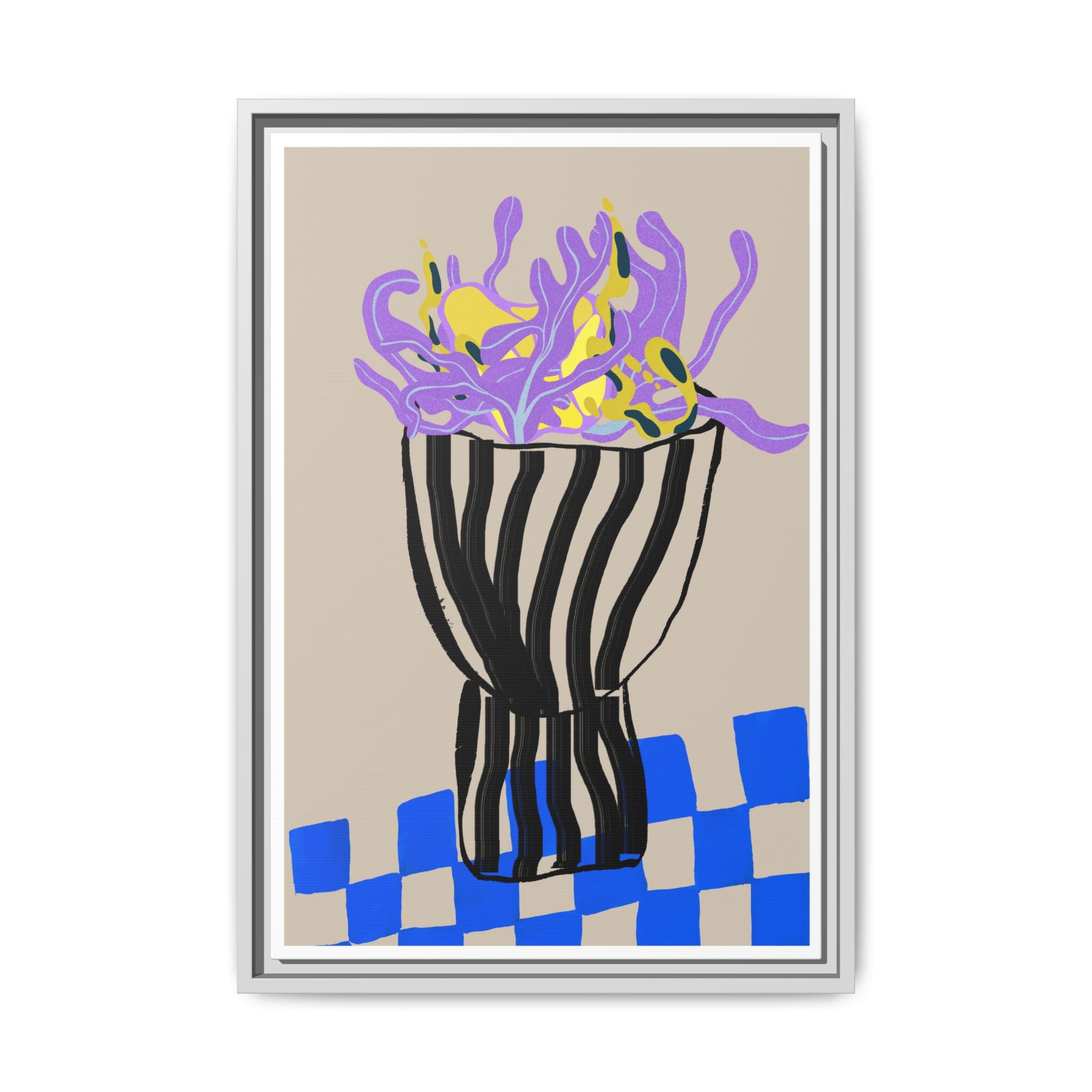 Lavender Coral Mirage - Framed