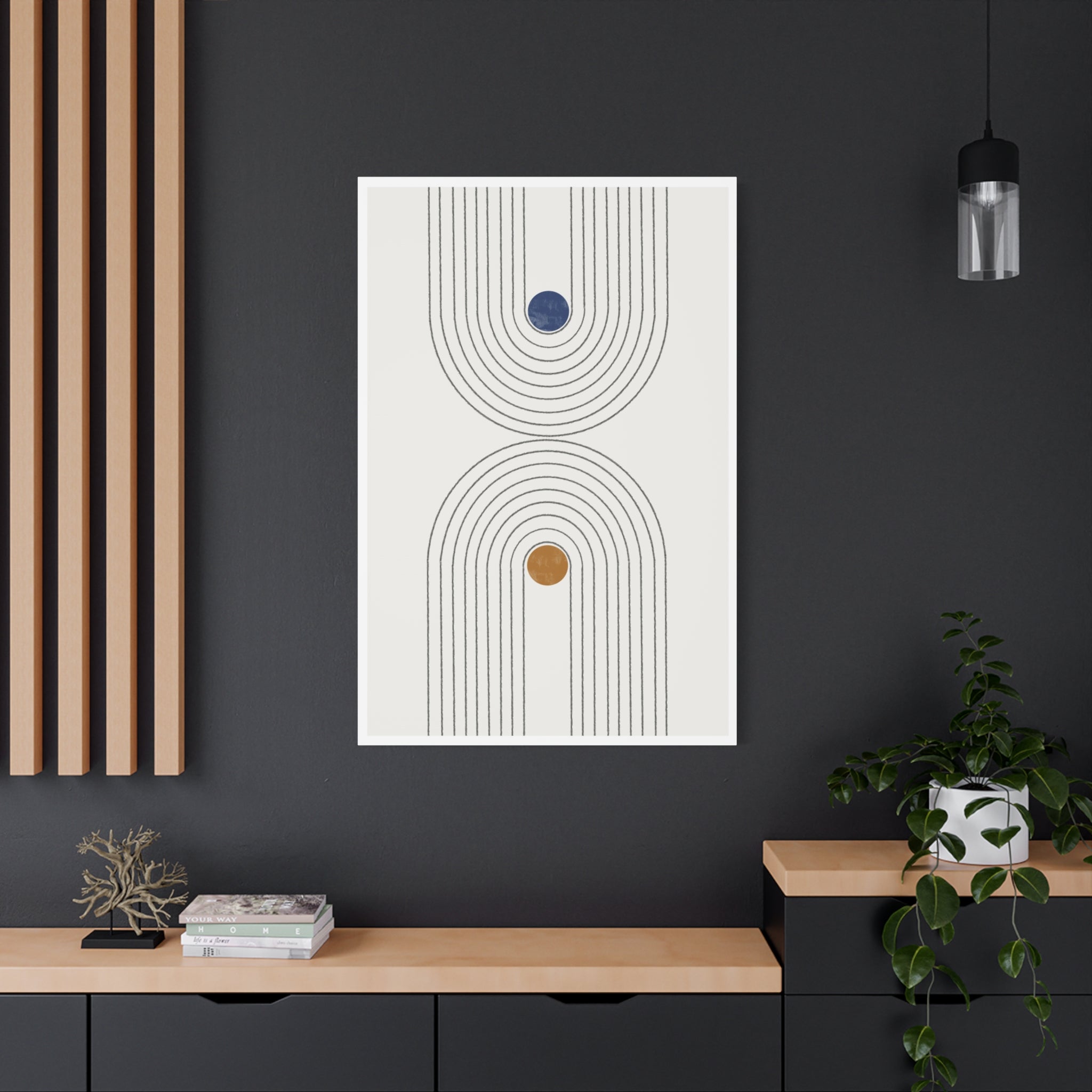 Dual Orbit Rhythm - Canvas