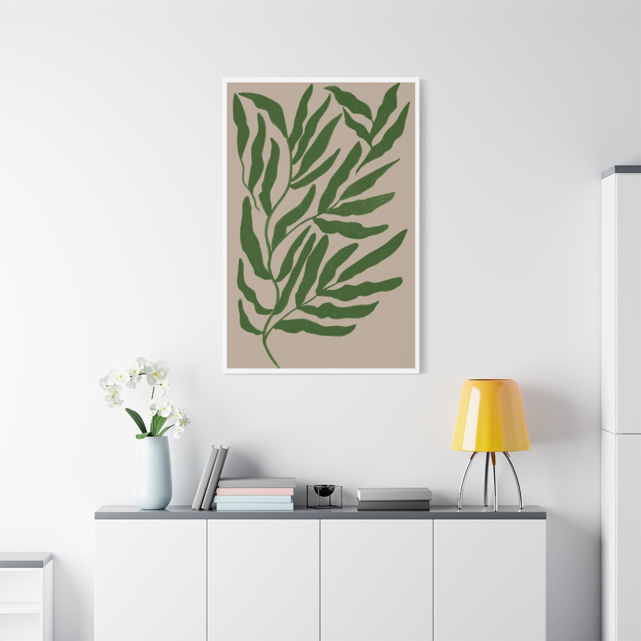 Emerald Canopy Drift - Canvas