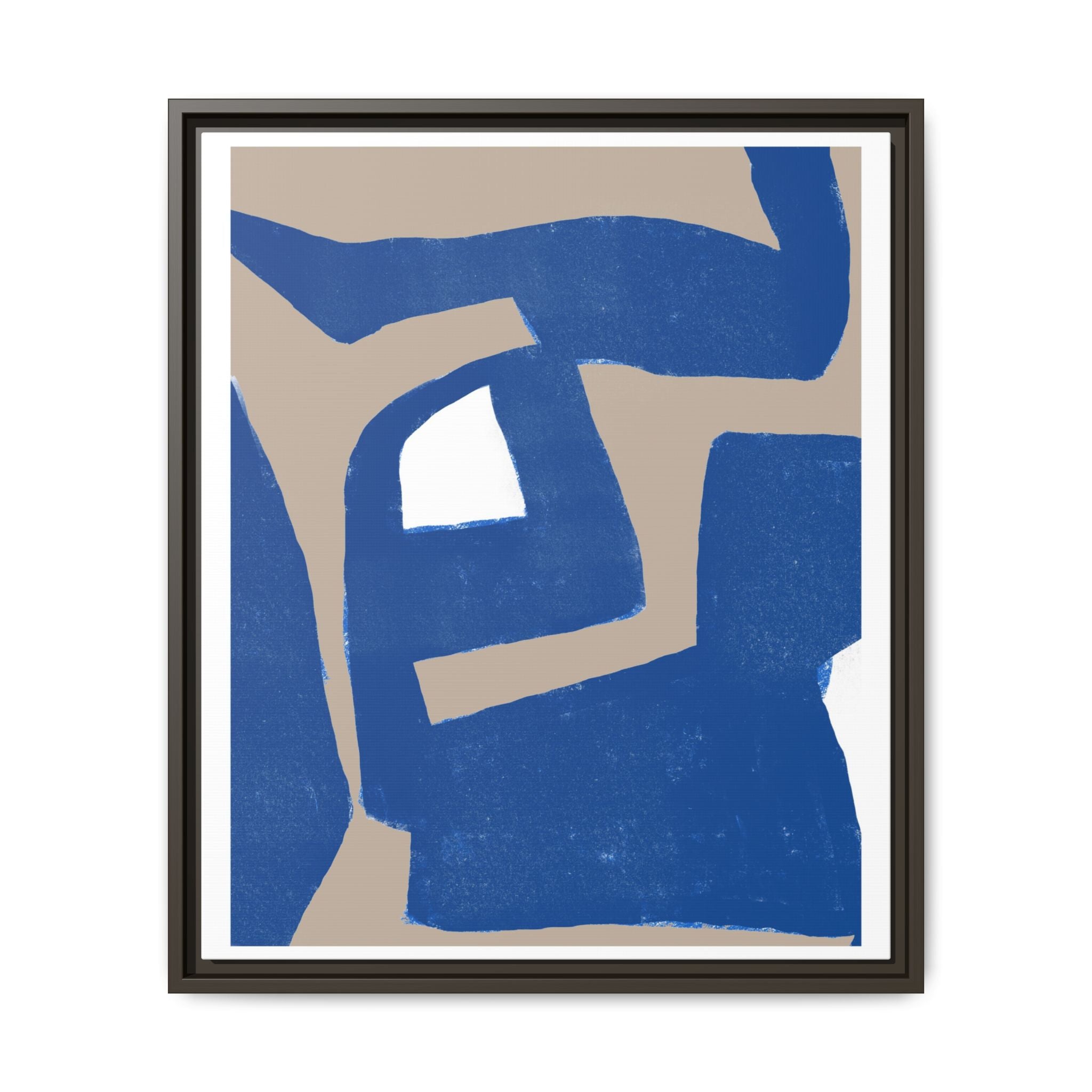 Cobalt Passage Echoes - Framed