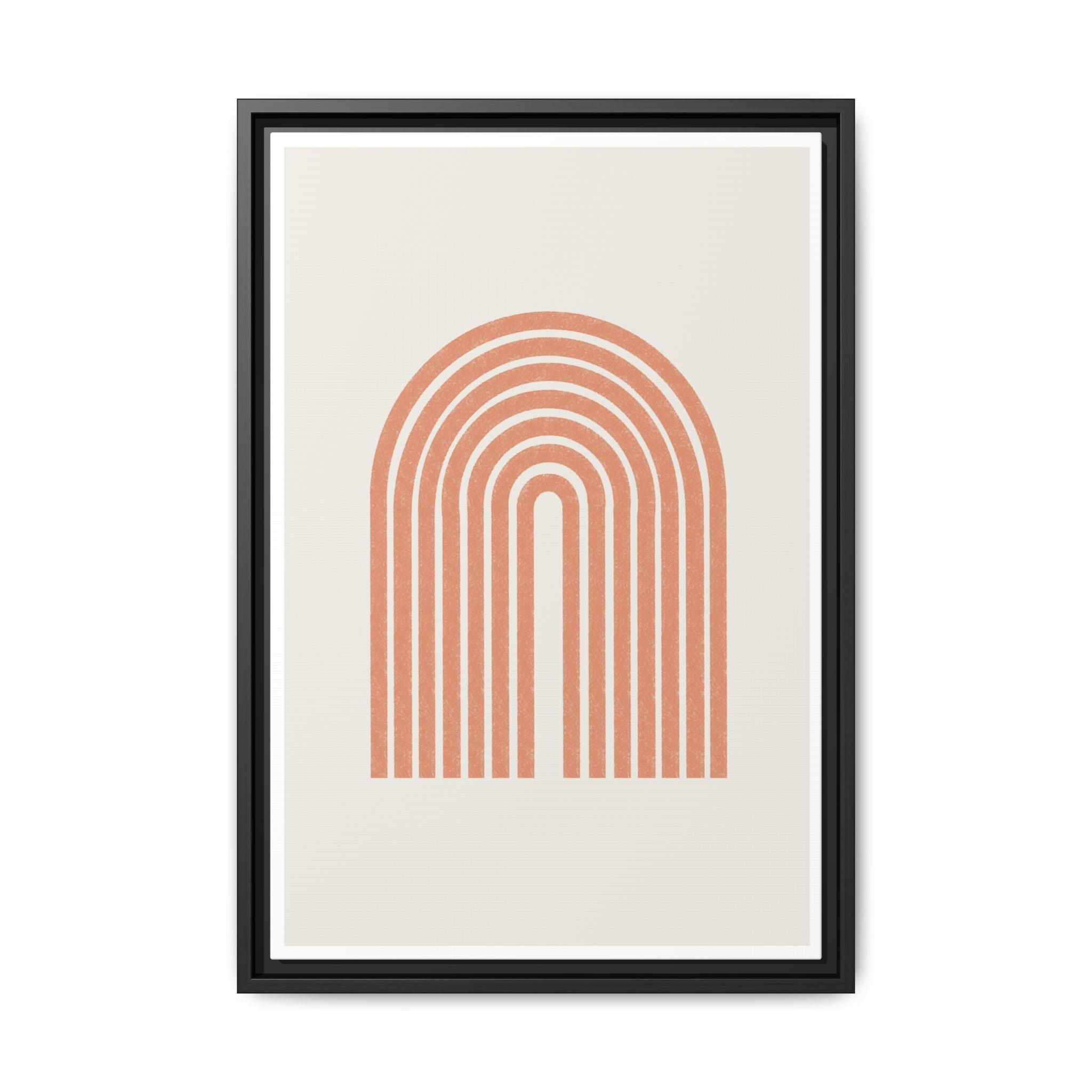 Terracotta Arc Whisper - Framed