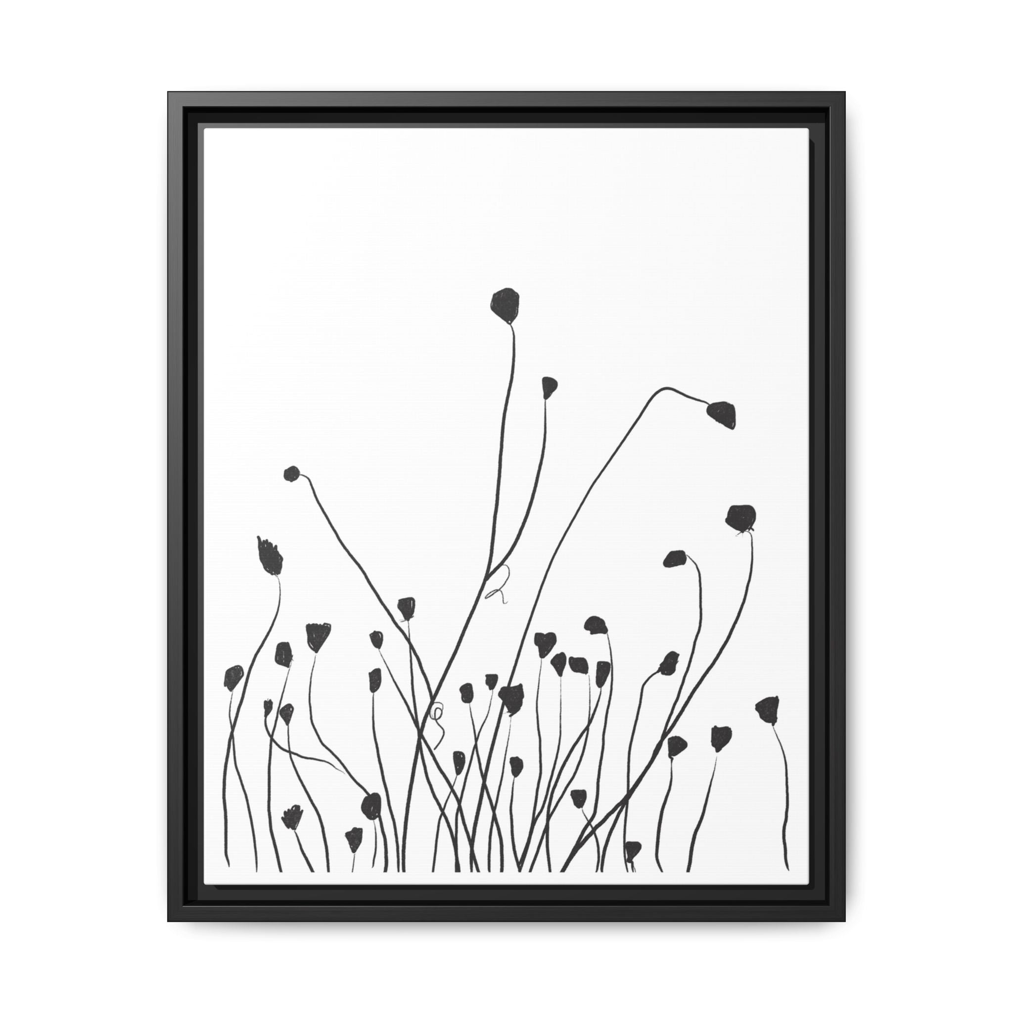 Silent Bloom Horizon - Framed