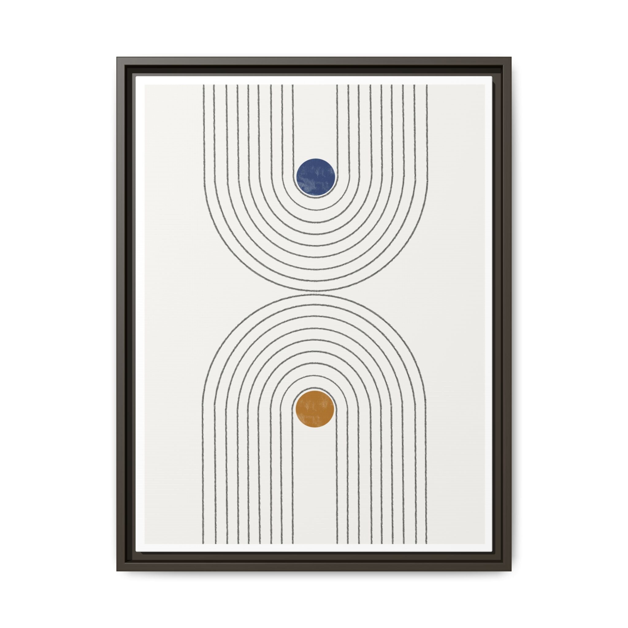 Dual Orbit Rhythm - Framed