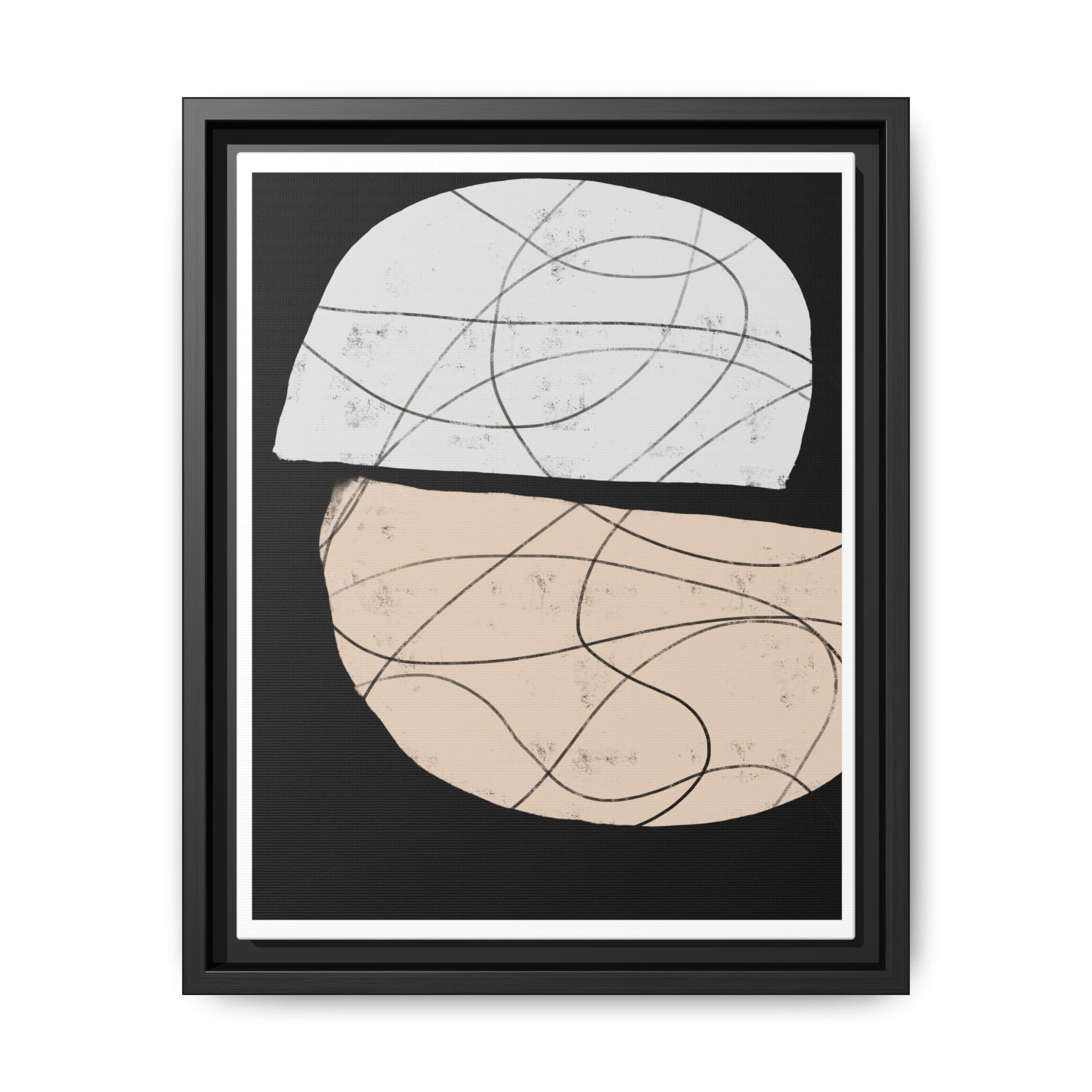 Nocturne Orbit Lines - Framed