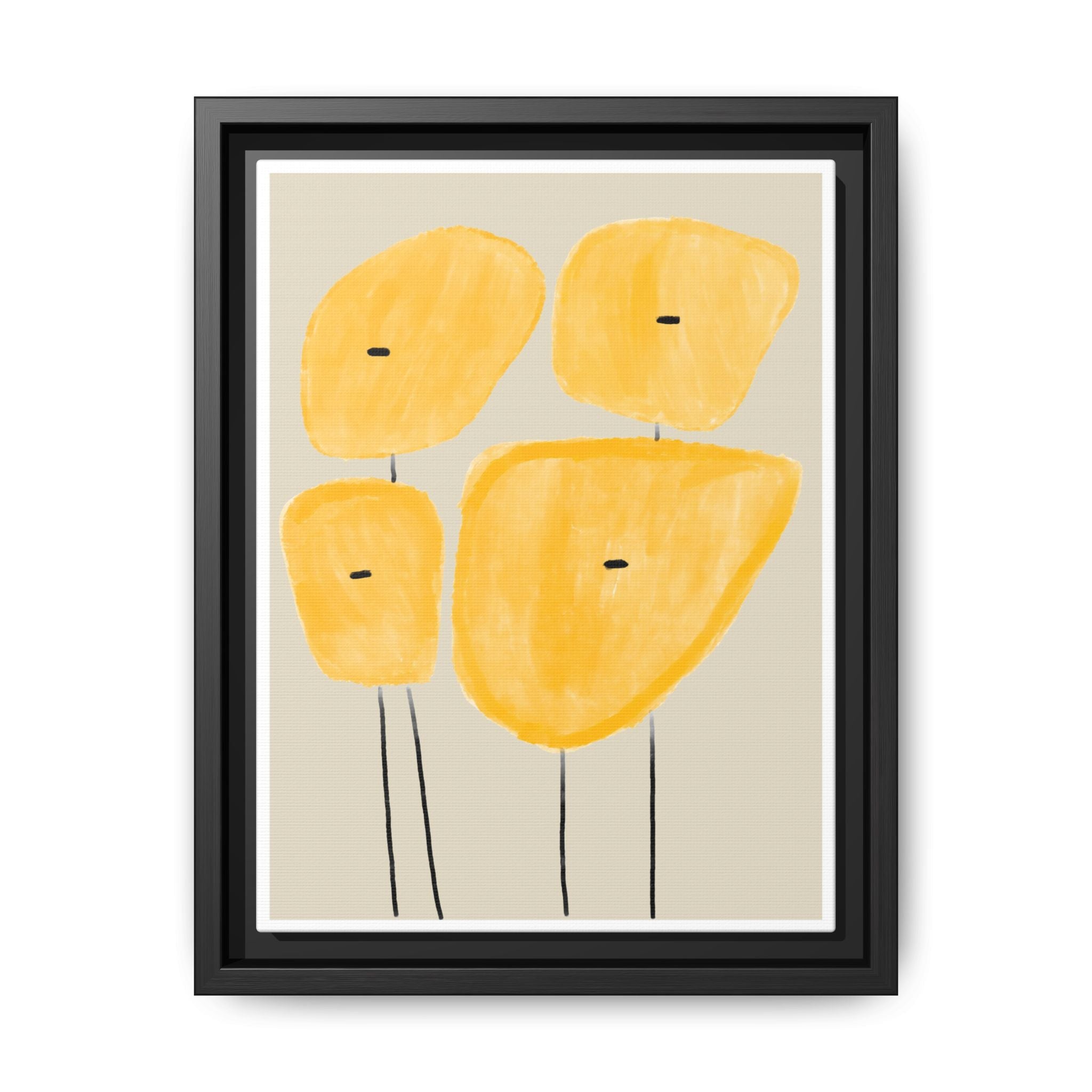 Golden Meadow Figures - Framed