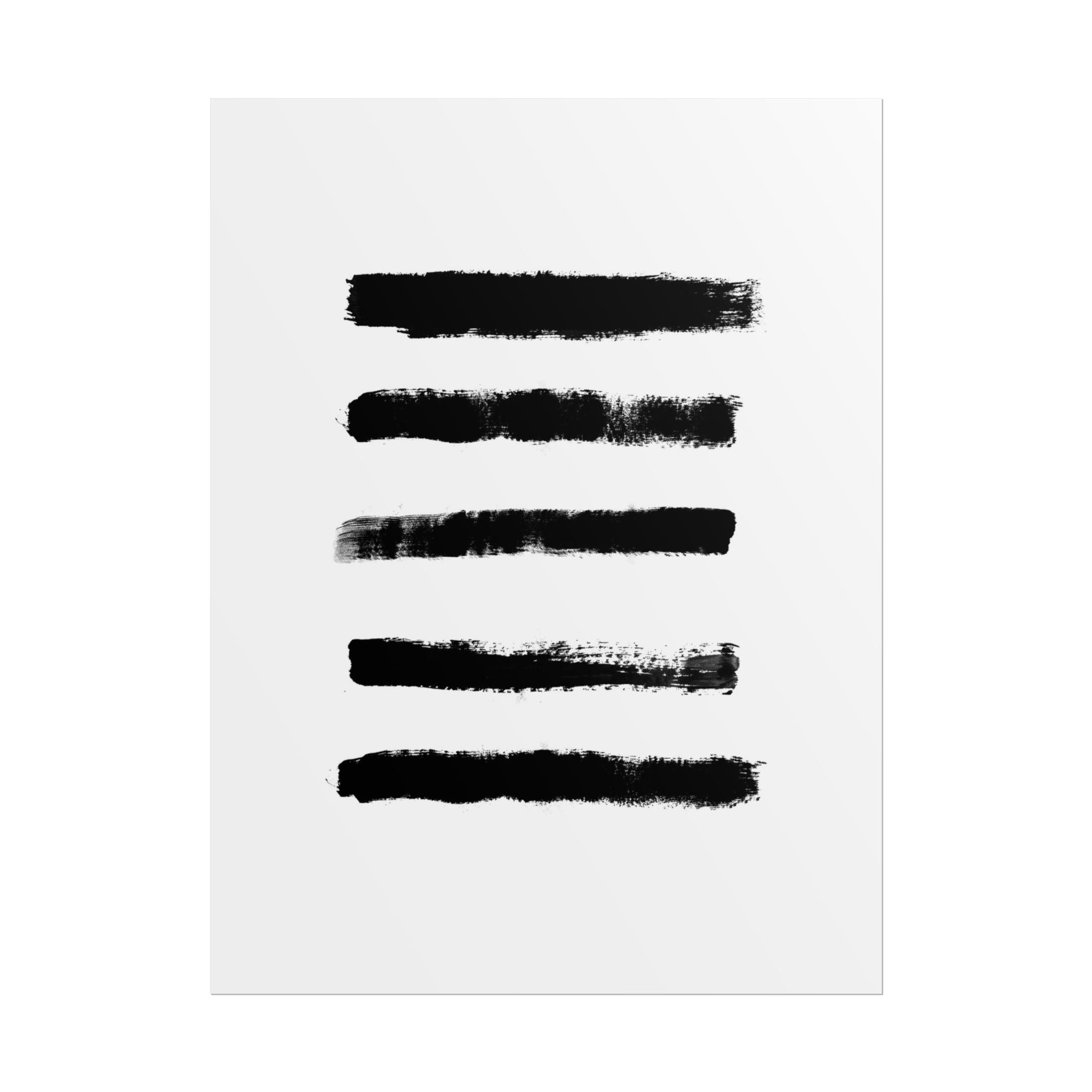 Obsidian Silence Strokes - Poster