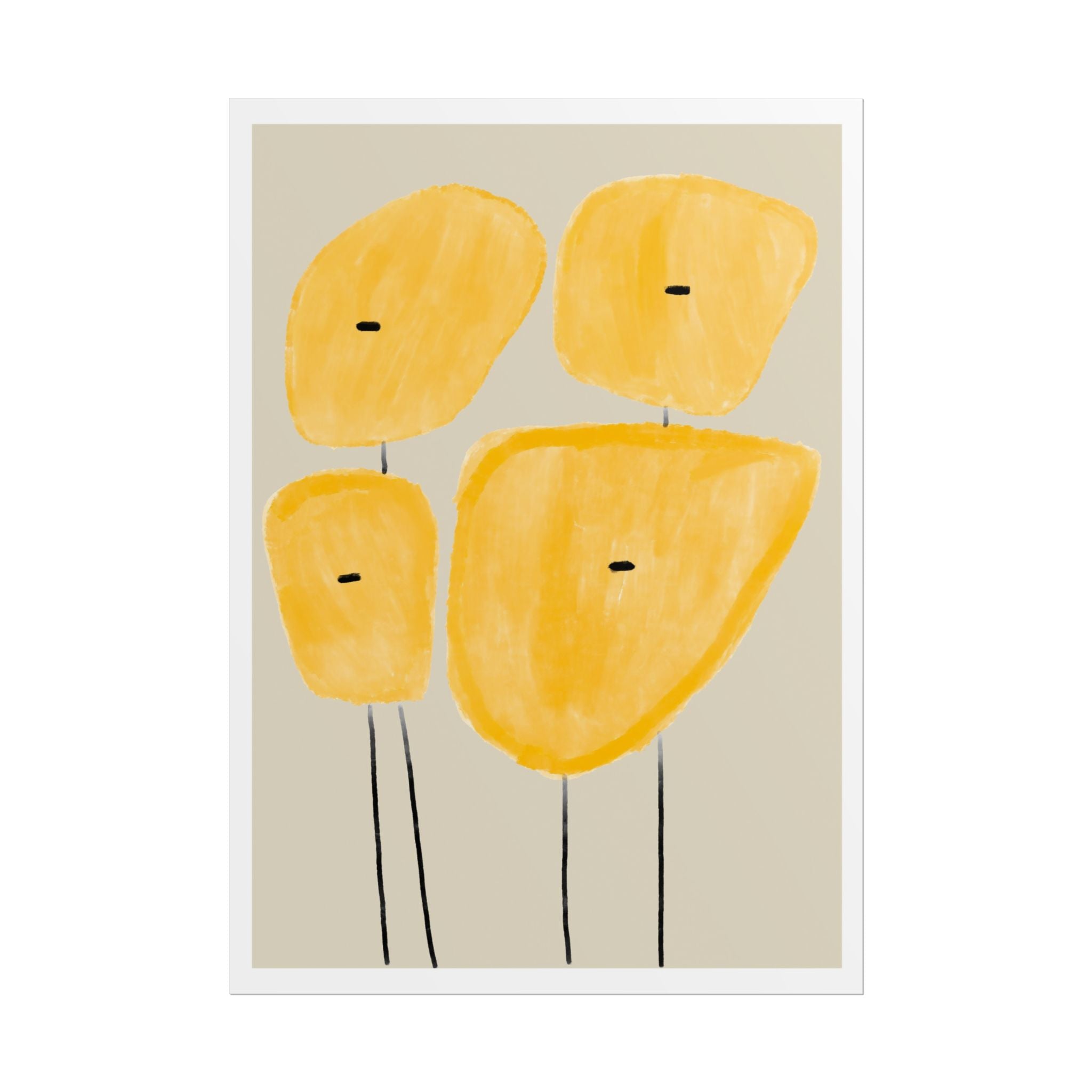 Golden Meadow Figures - Poster