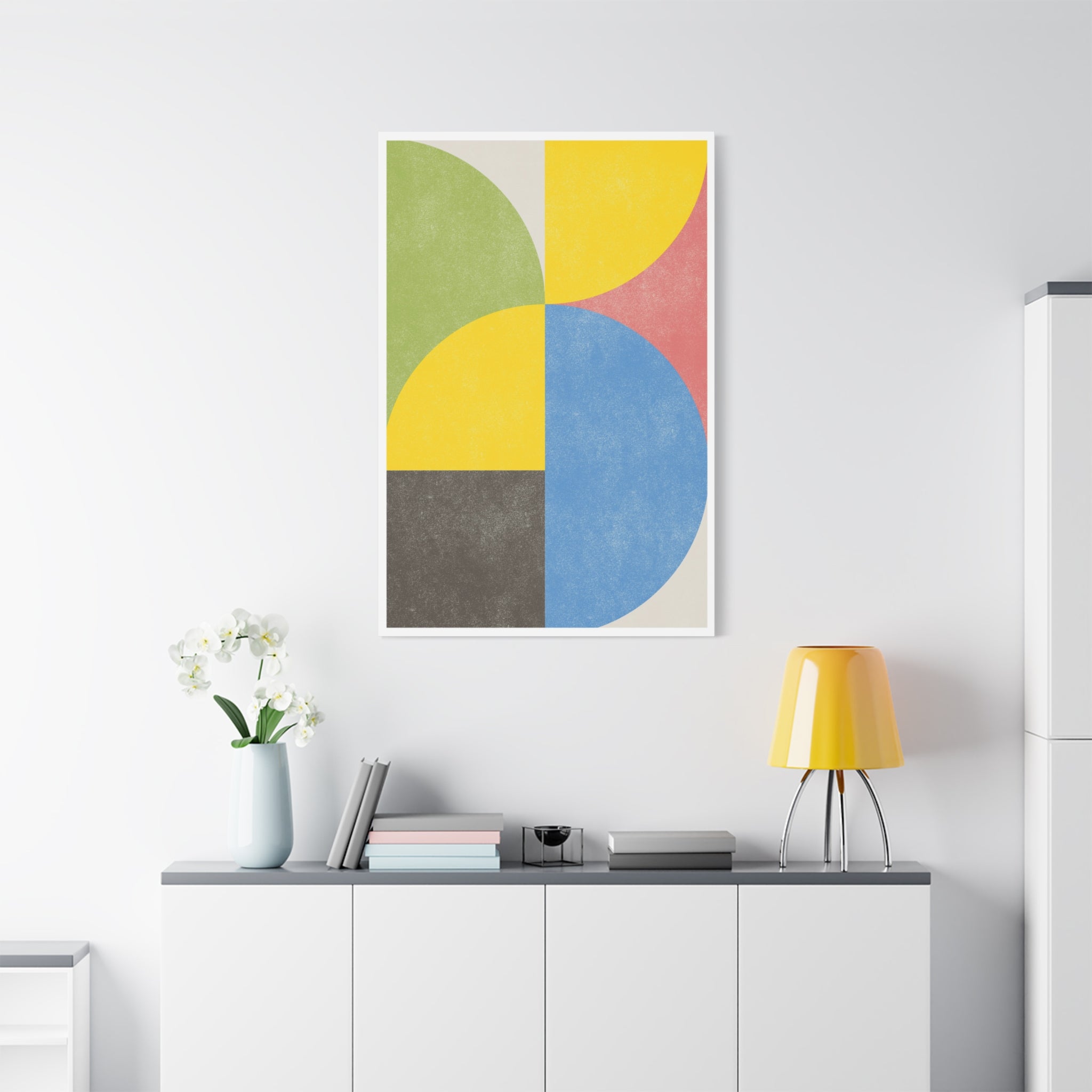 Pastel Orbit Rhythm - Canvas