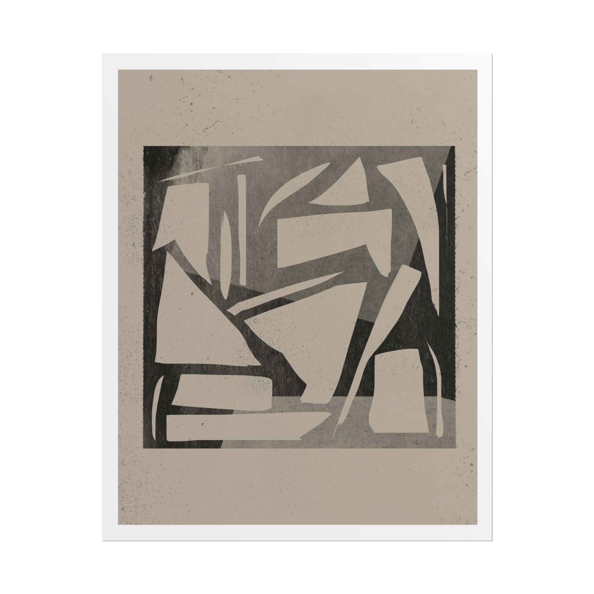 Shadow Fragment Rhythm Study - Poster