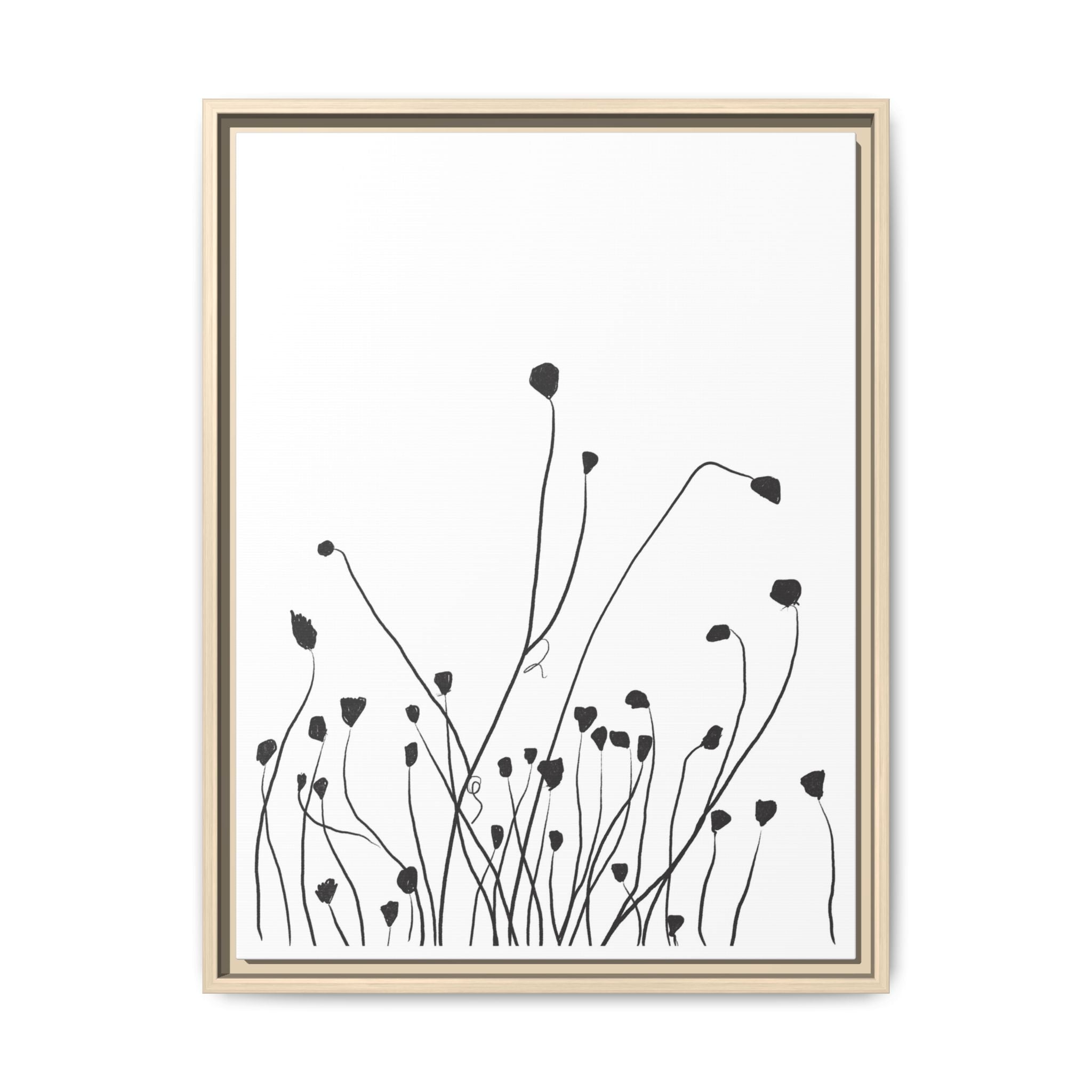 Silent Bloom Horizon - Framed