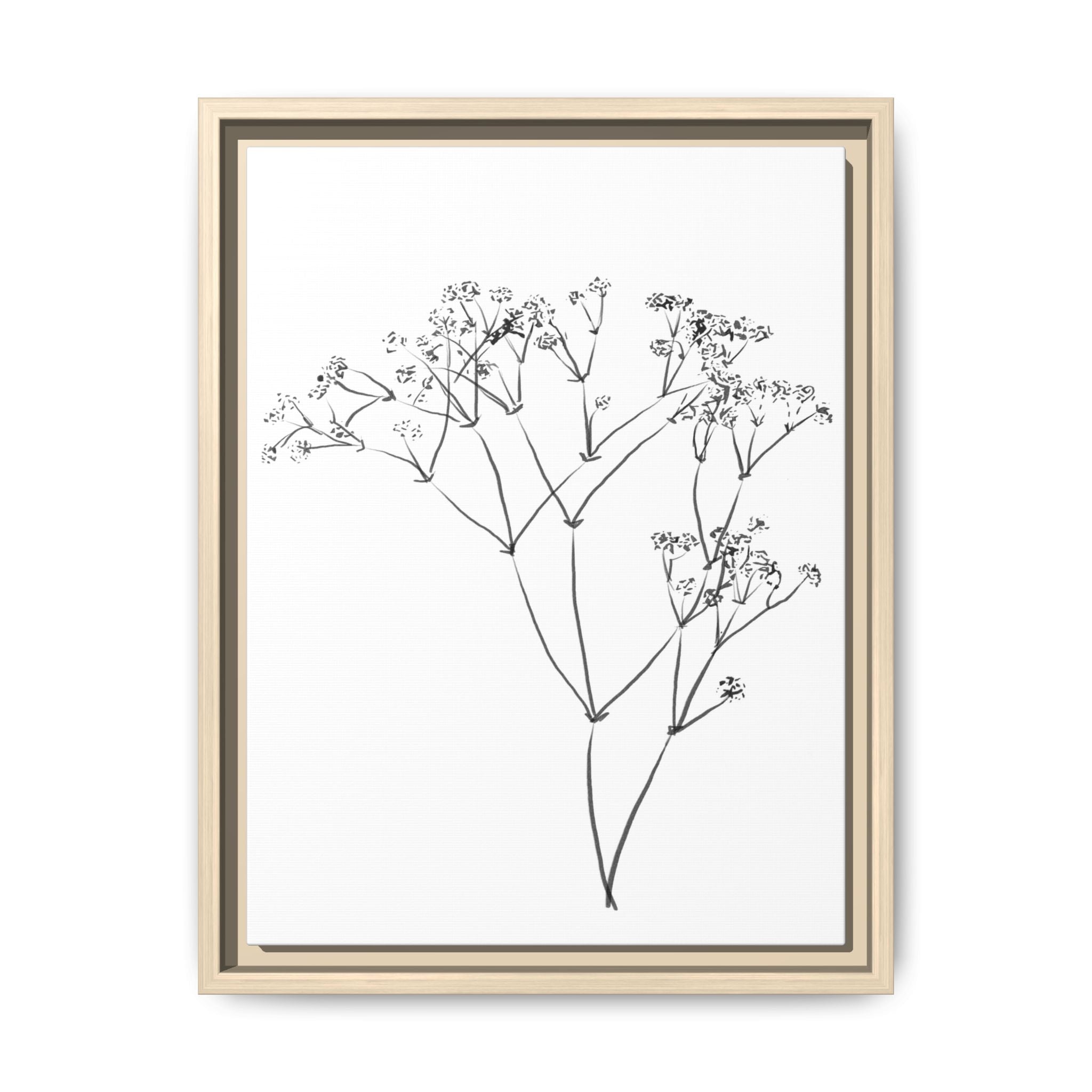 Whispering Meadow Sketch - Framed