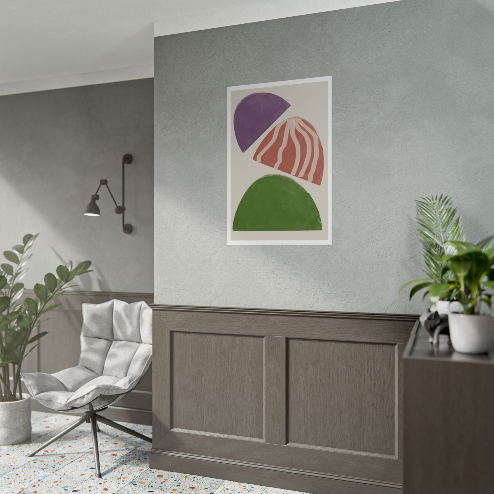 Citrus Meadow Arches - Poster