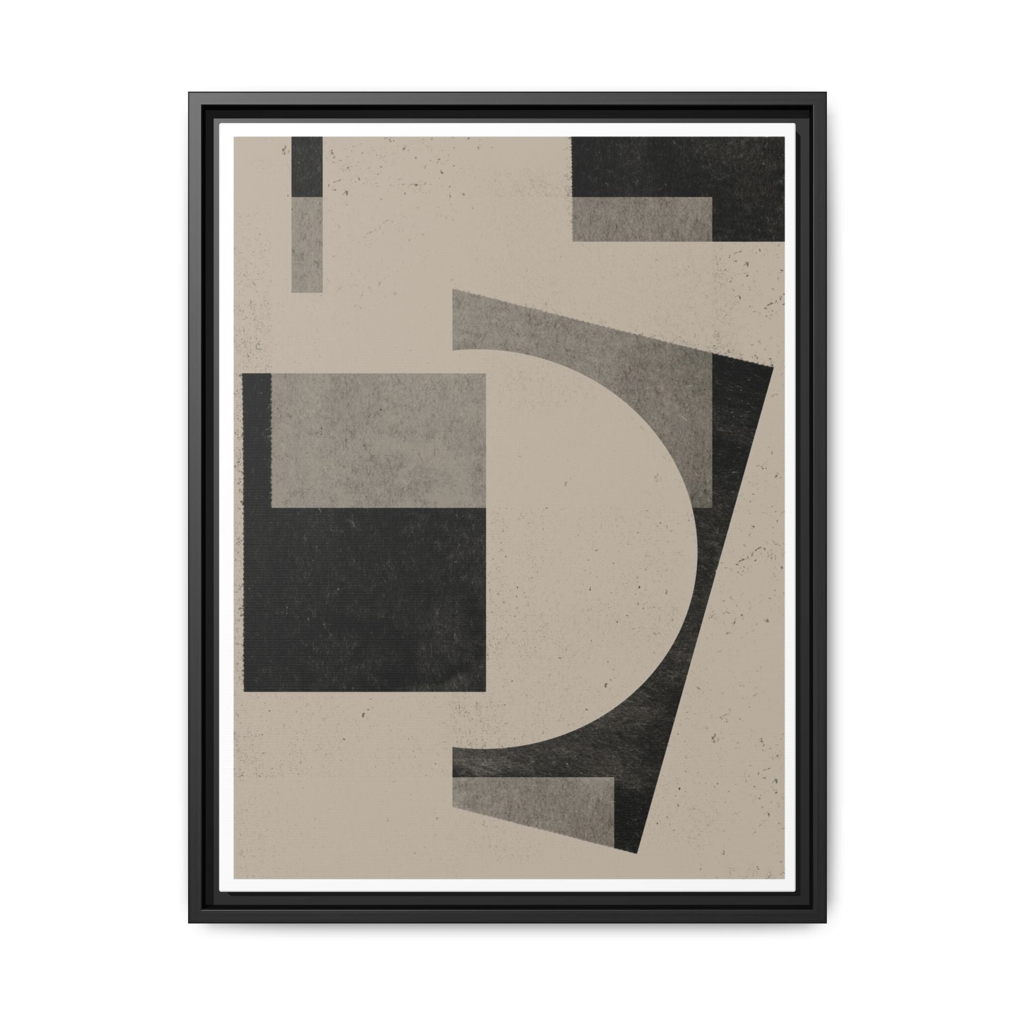 Obsidian Balance Study - Framed
